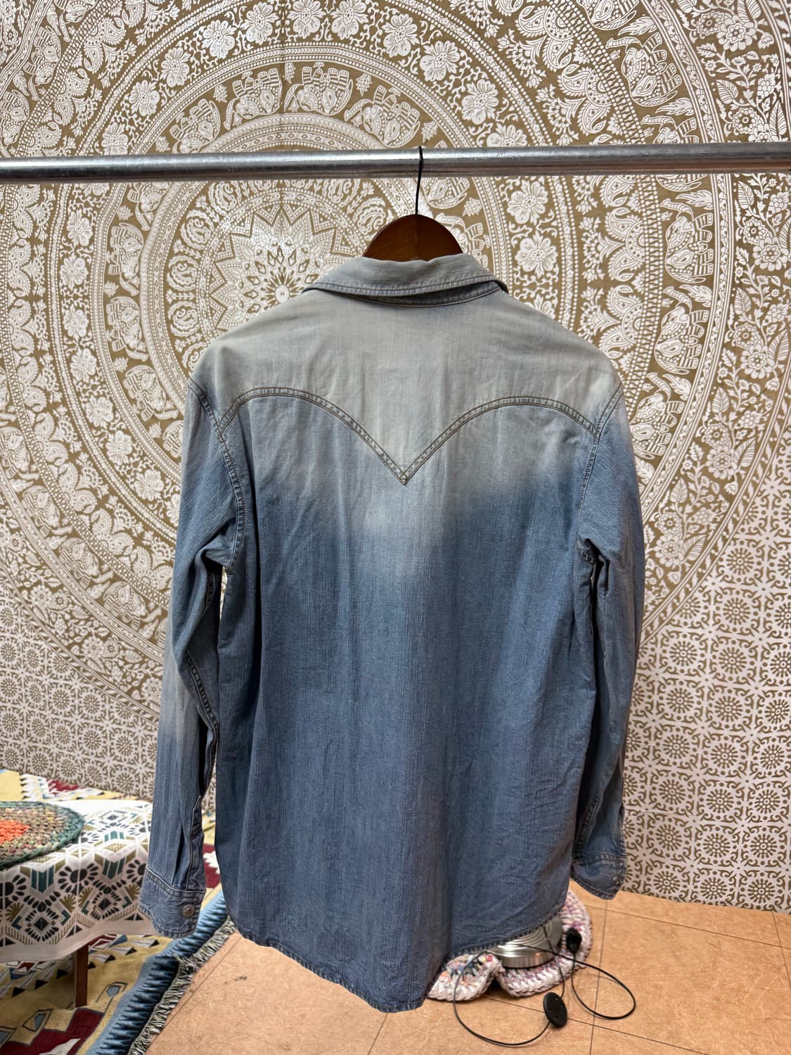 리바이스 워시드 데님 셔츠 (Z1037) 상품이미지5