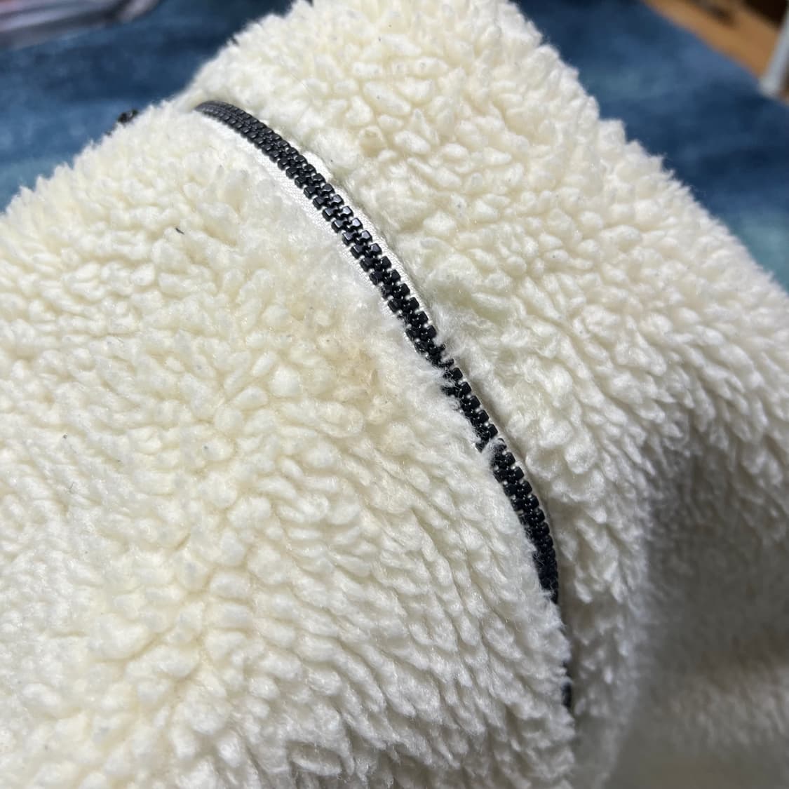 디스커버리 후리스 후드집업 아이보리 상품이미지7