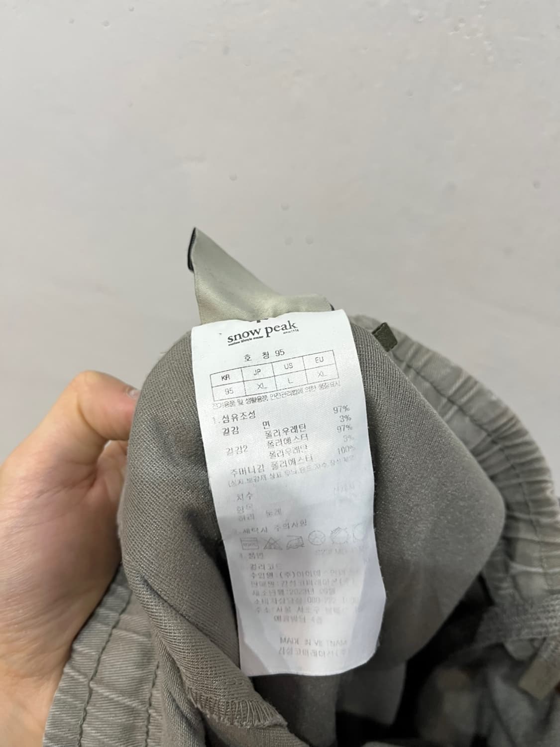 스노우피크 카고 조거팬츠  상품이미지5