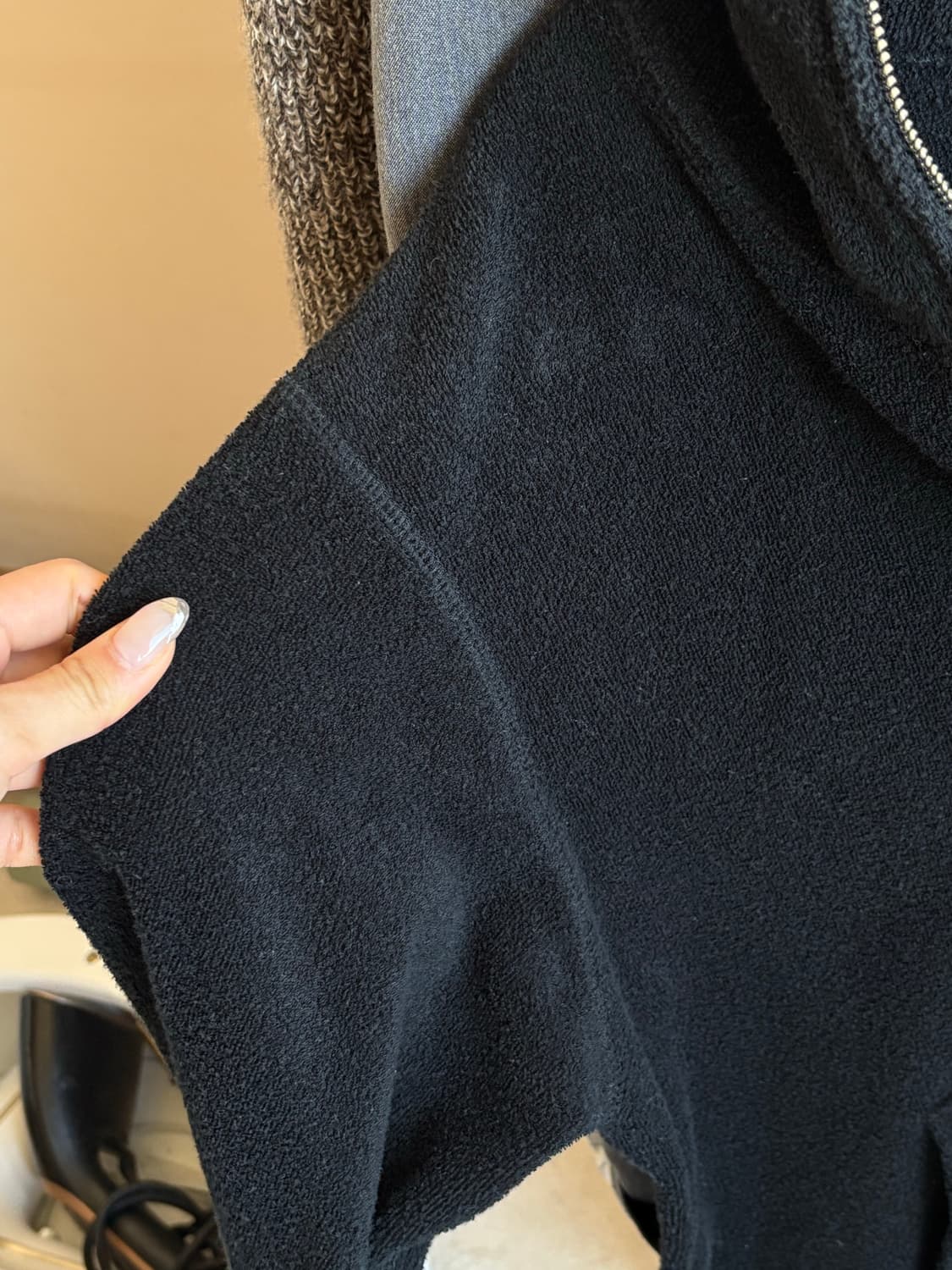 베이프 테리 후드집업 상품이미지2