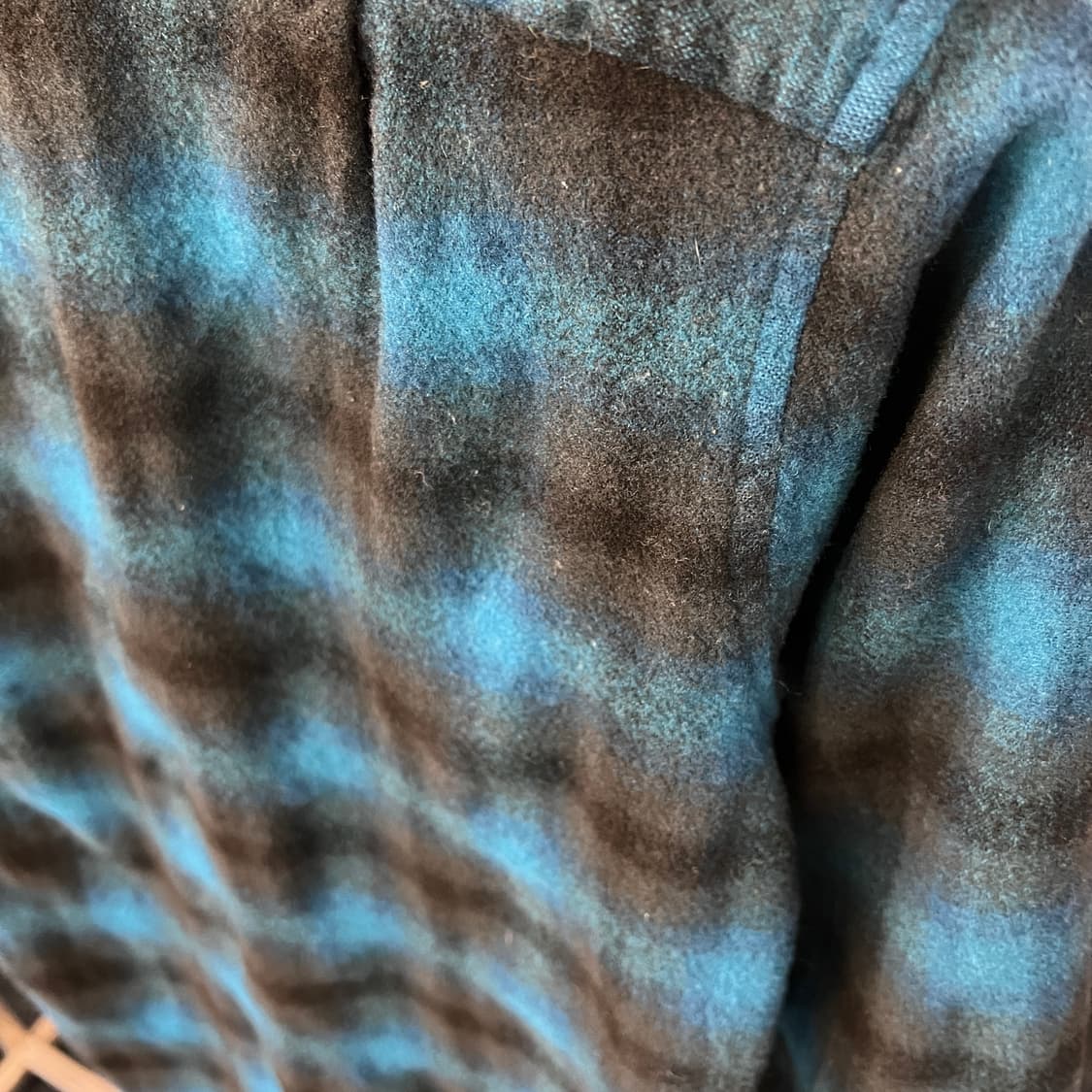 [S] 80s 펜들턴 버진울 플란넬셔츠 상품이미지5