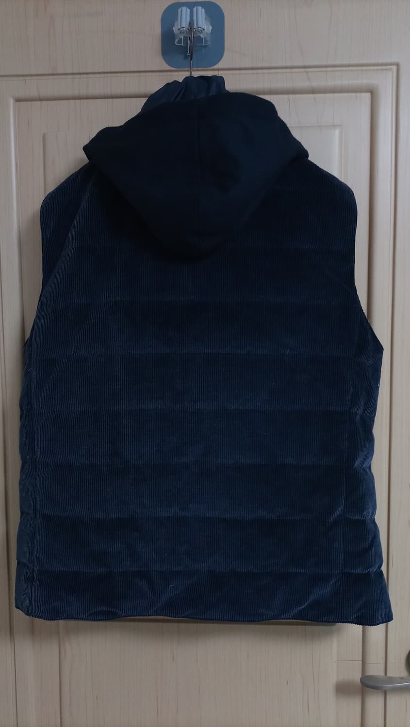 이태리 FRADI 구스다운 베스트 코듀로이 후드 패딩 조끼 프래디 프라디 상품이미지6