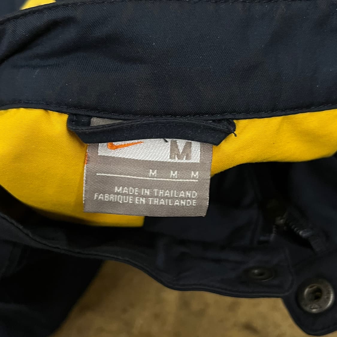 [정품/M] 나이키 아스날 바람막이 네이비 b18 상품이미지5