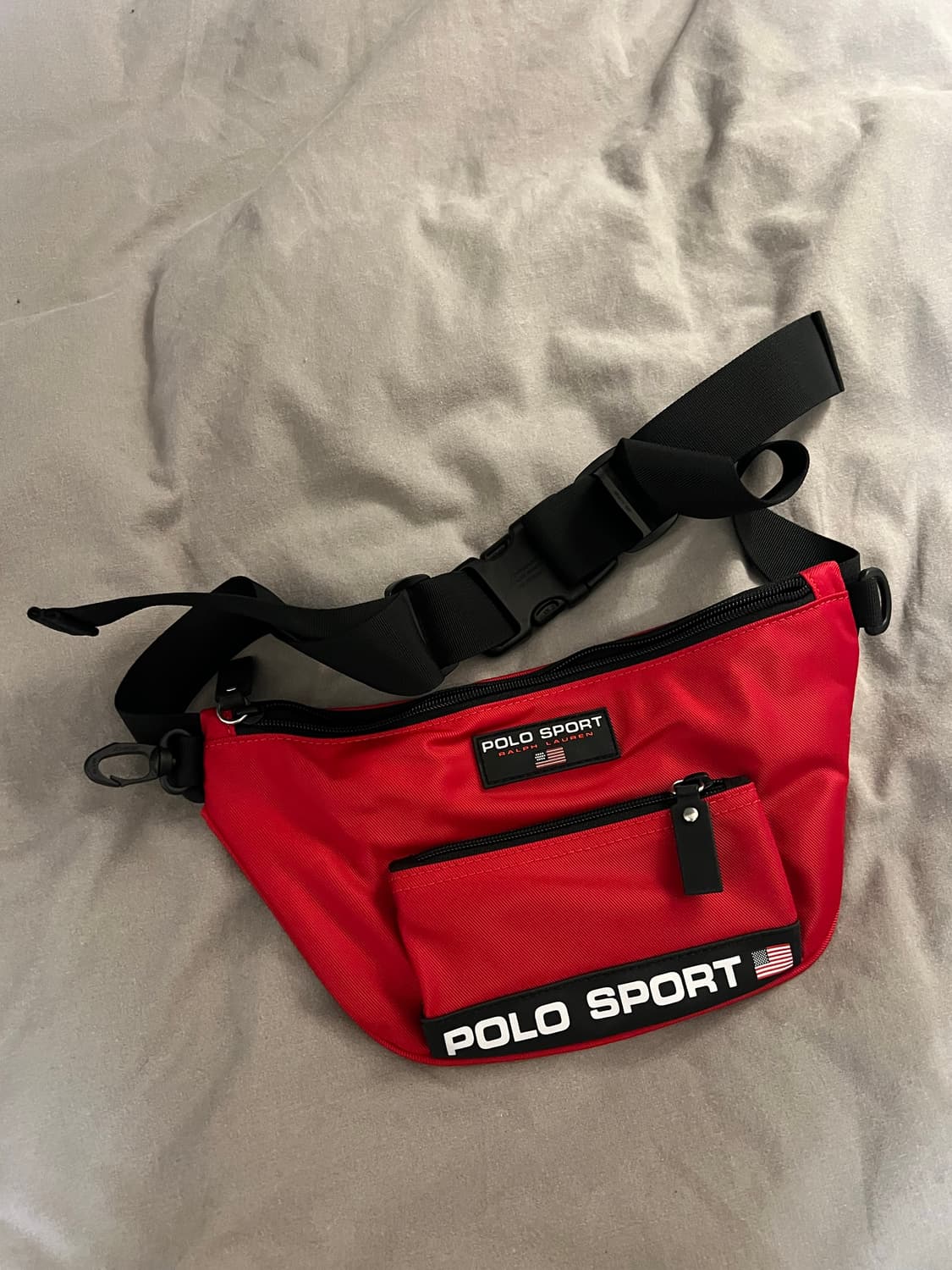 폴로 스포츠 레드 웨이스트백 메신저백 상품이미지6