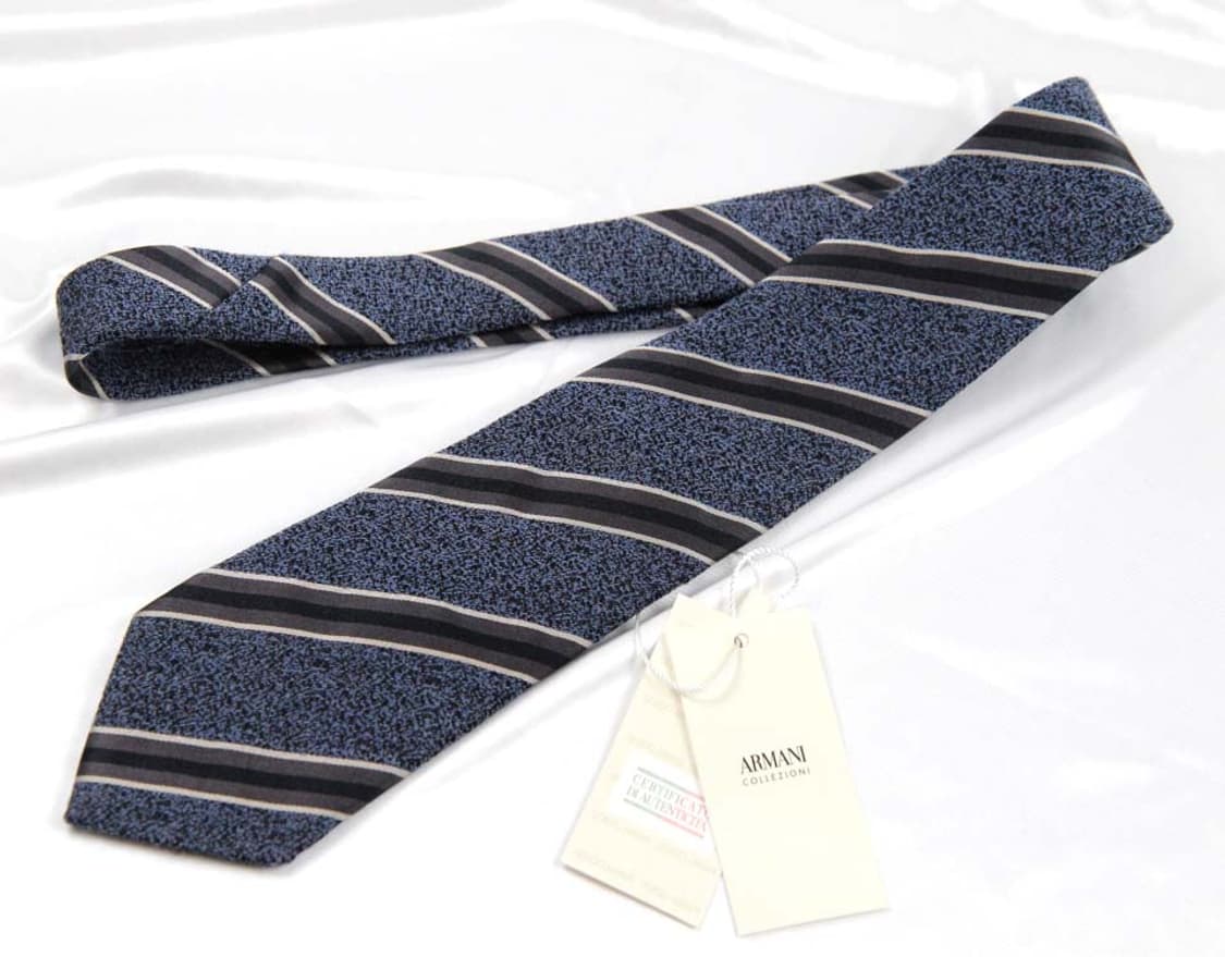 알마니 8.5cm 미사용 울 남자 명품 넥타이 상품이미지2