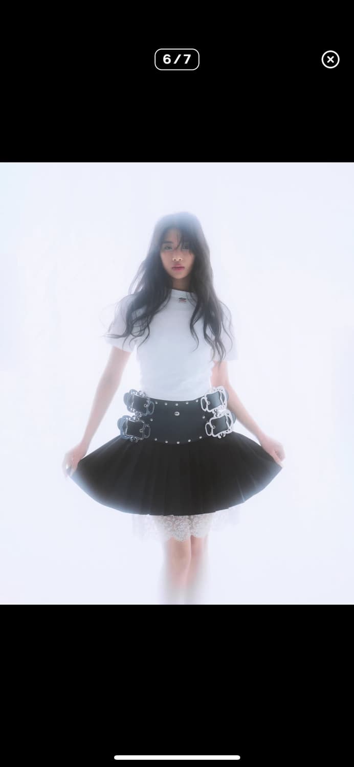Chopova lowena 블랙 마샬 미니 스커트 상품이미지1