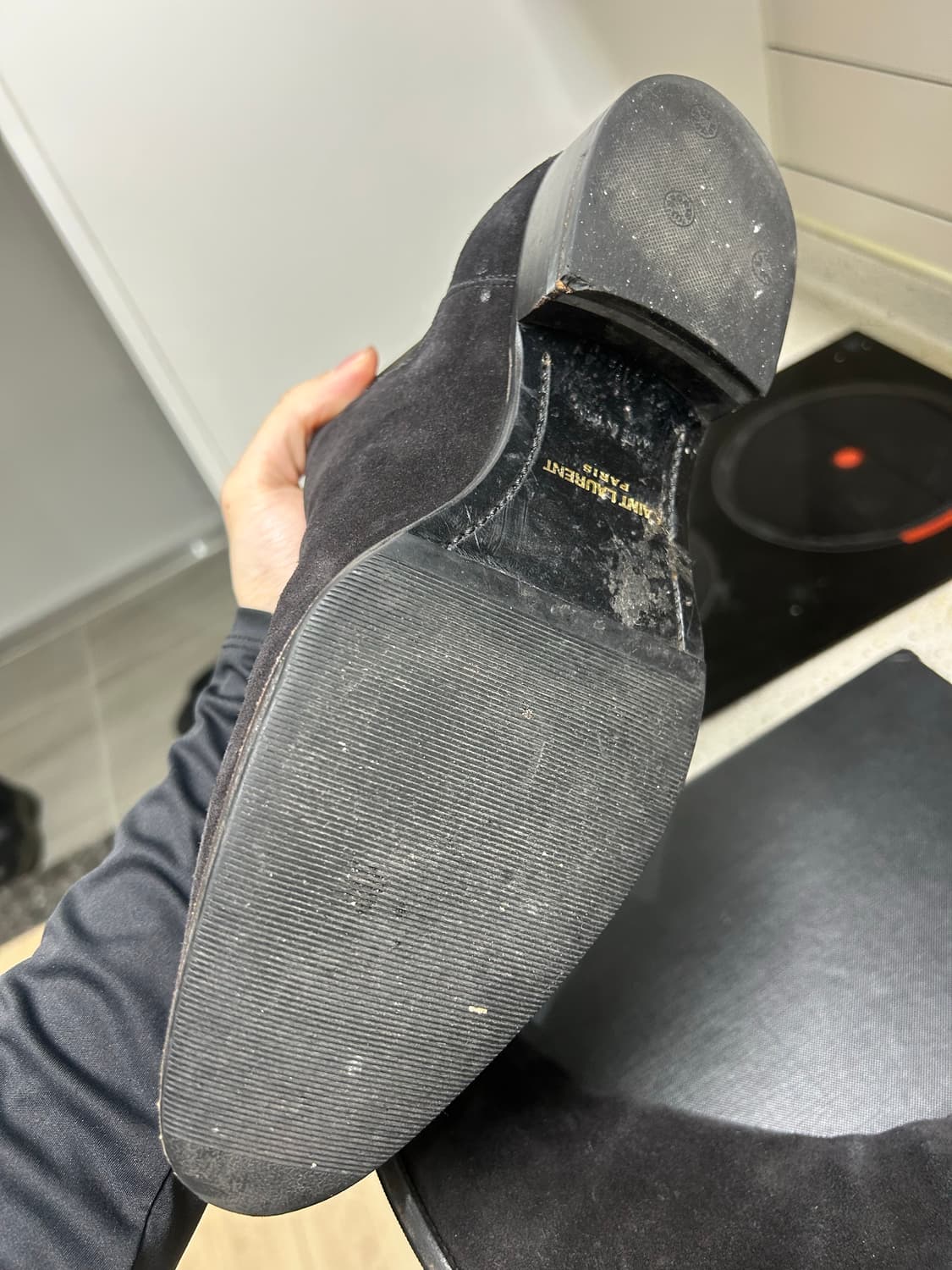 생로랑 스웨이드 부츠 (41.5 사이즈 ) 상품이미지4