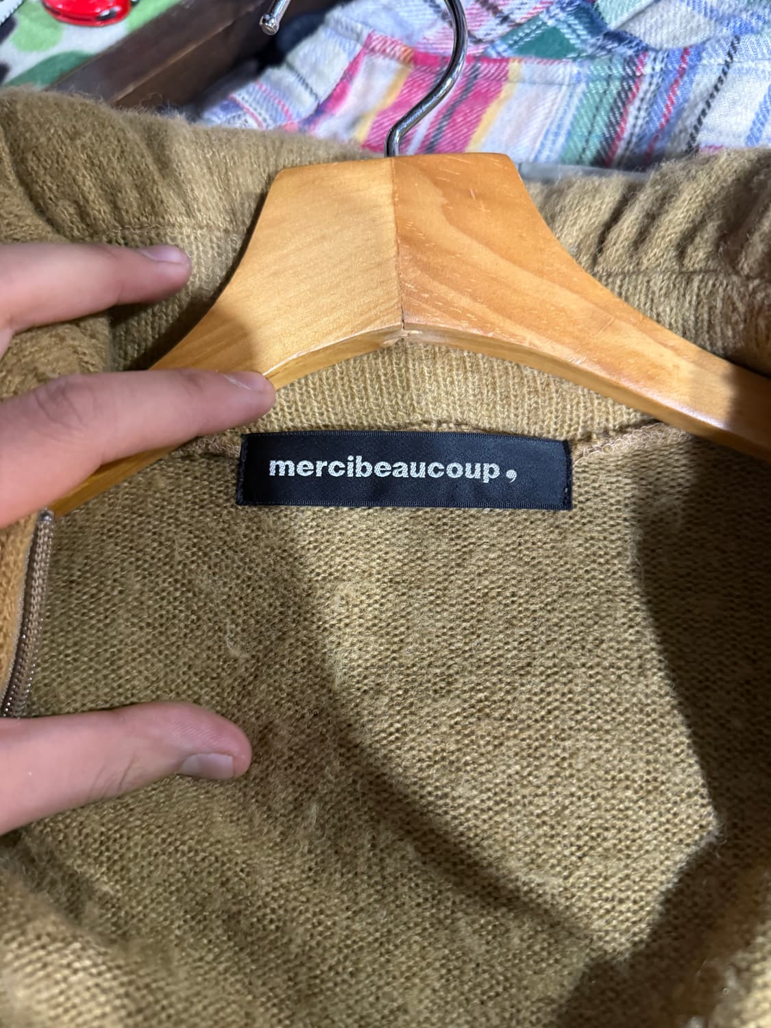 MERCIBEAUCOUP 메르시보꾸 튜브 포인트 집업 상품이미지3