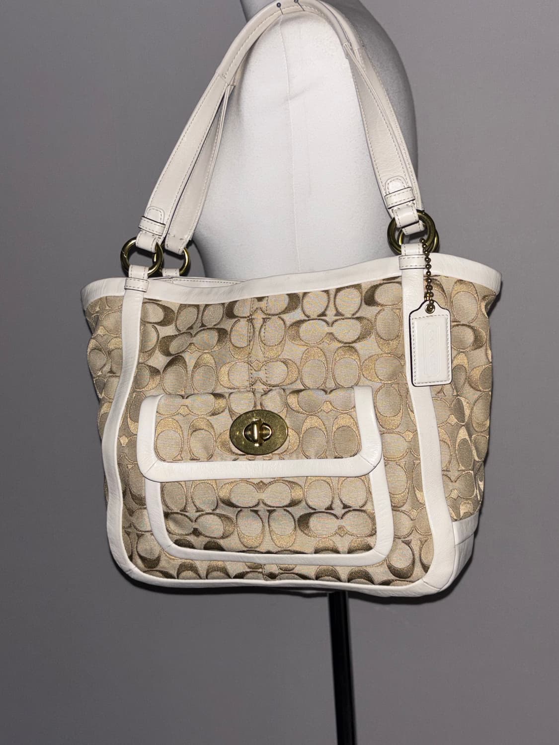 Coach vintage white shoulder bag 상품이미지1