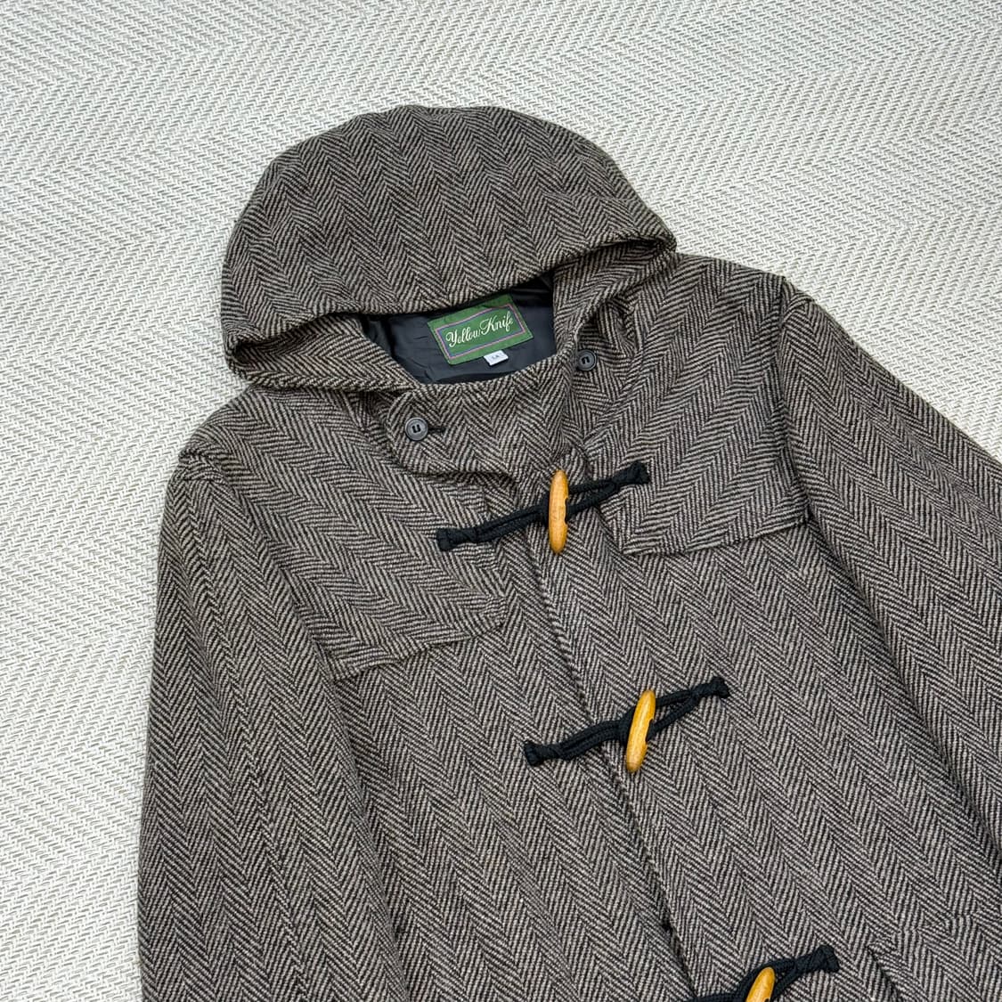 헤링본 울 더플코트 r2370 상품이미지3