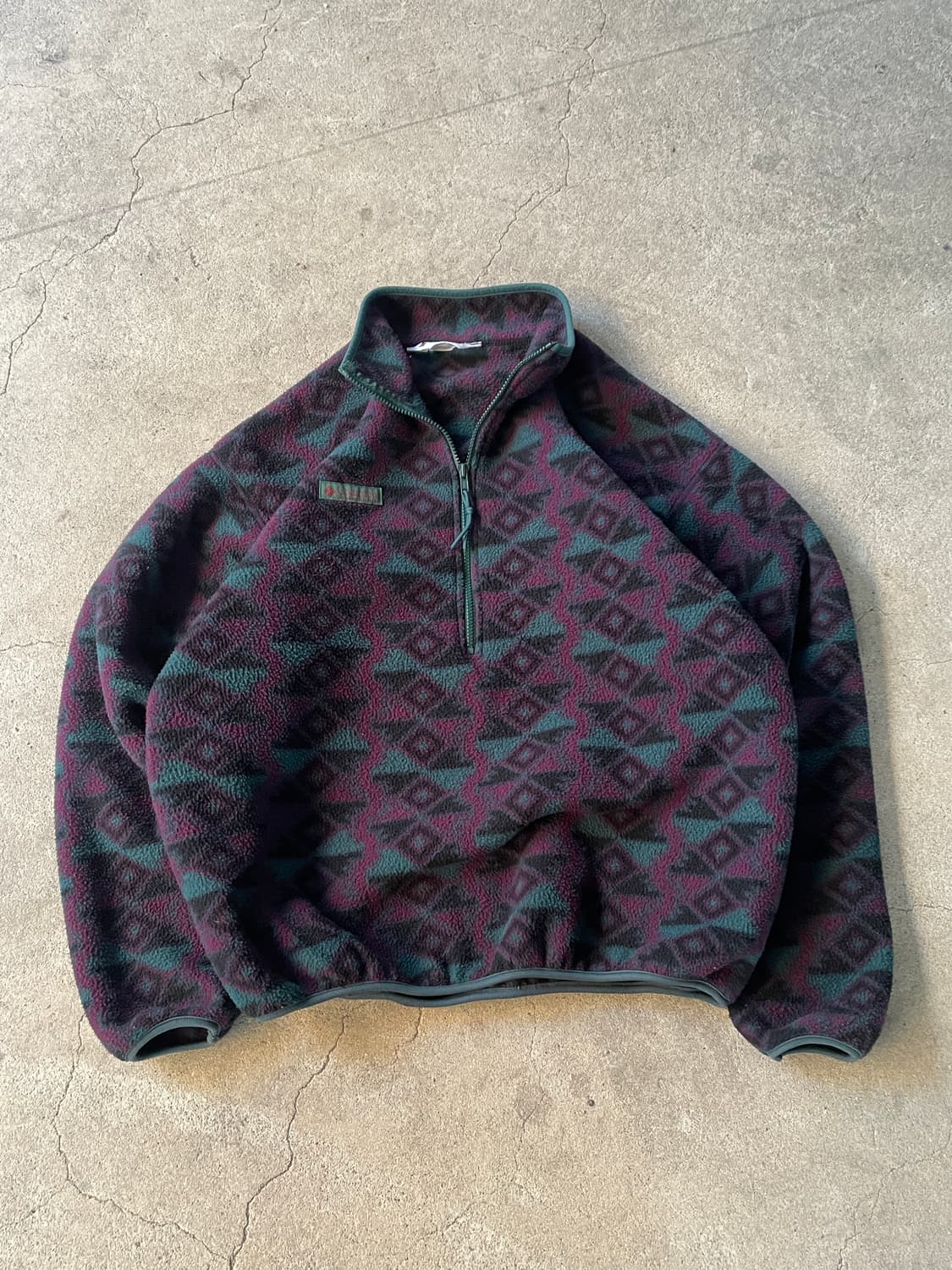 80s Columbia Aztec Fleece Zip(USA Made) 상품이미지1
