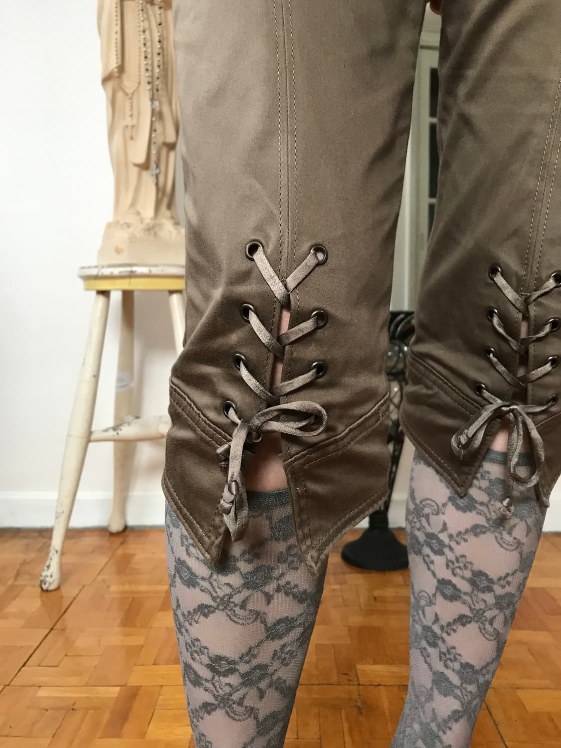 vintage lace up pants (28inch) 상품이미지5