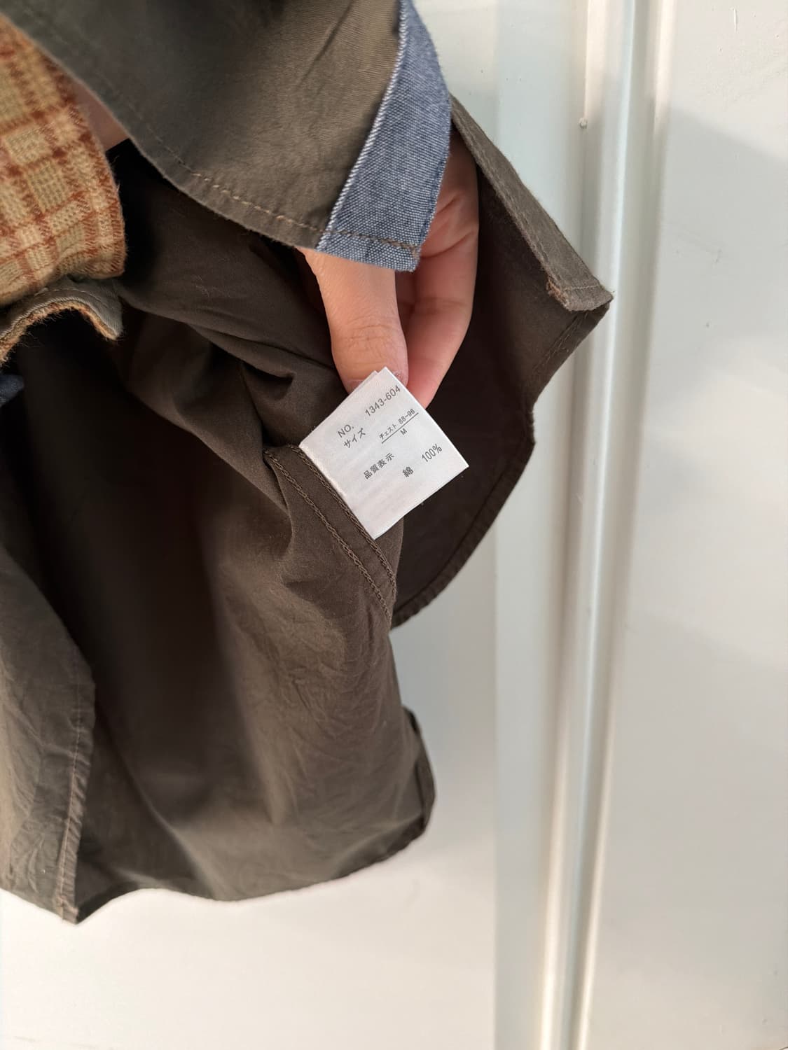 일본빈티지 카키 유틸리티 반팔셔츠 상품이미지7