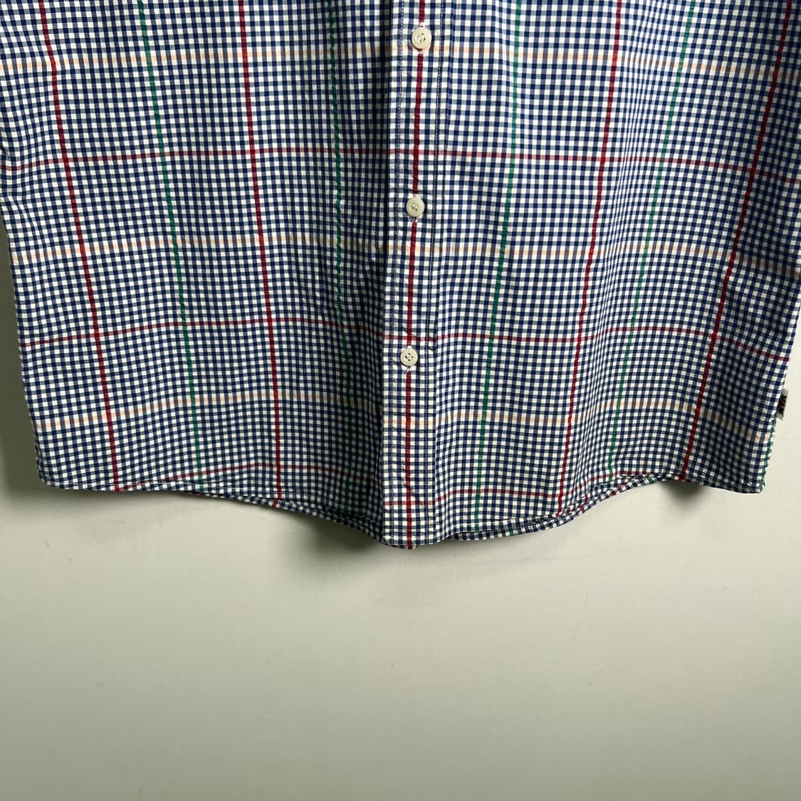 VAN JACKET 반 자켓 체크 버튼다운 반팔 셔츠 XL 상품이미지6