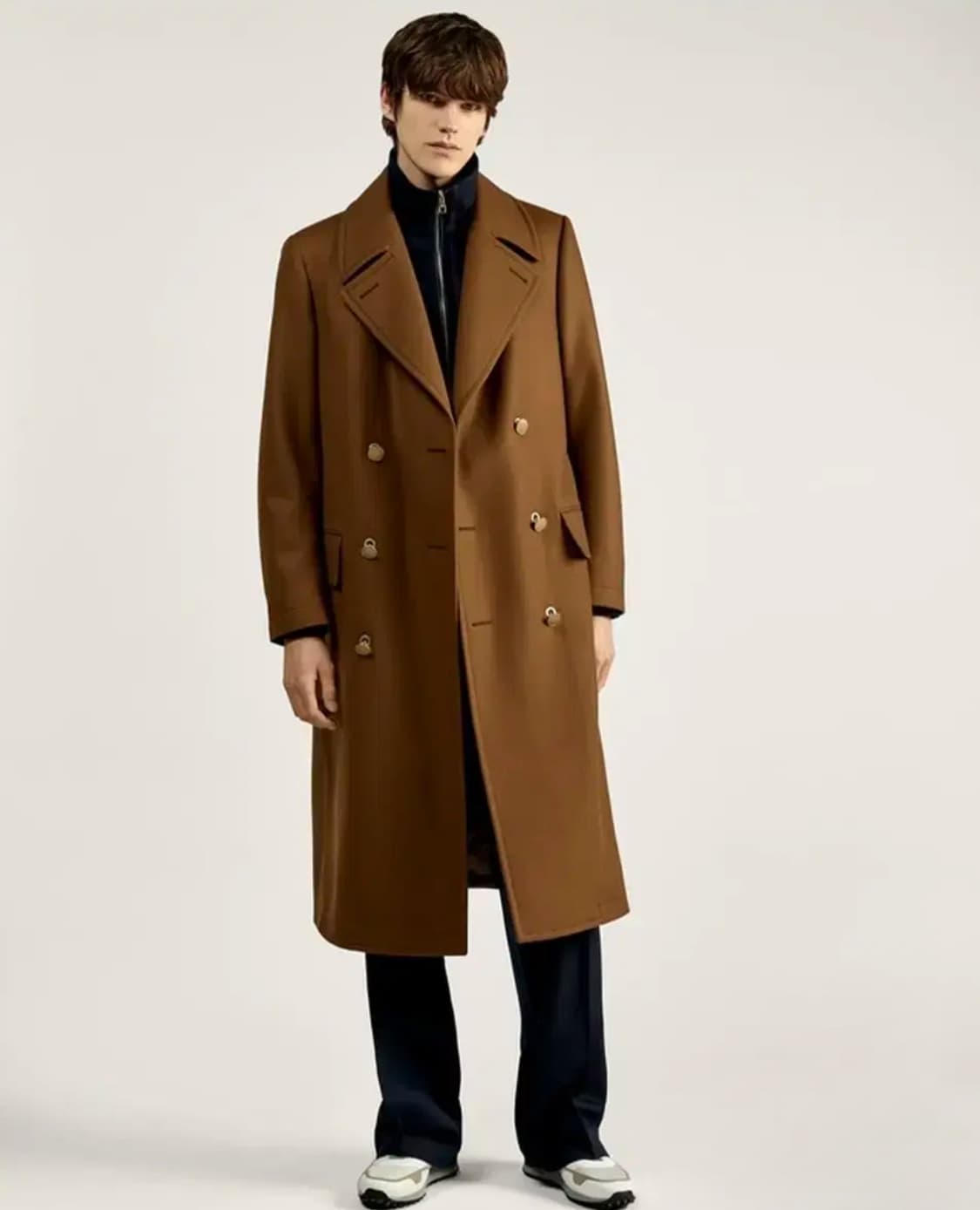 던힐 밀리터리 롱코트 상품이미지3