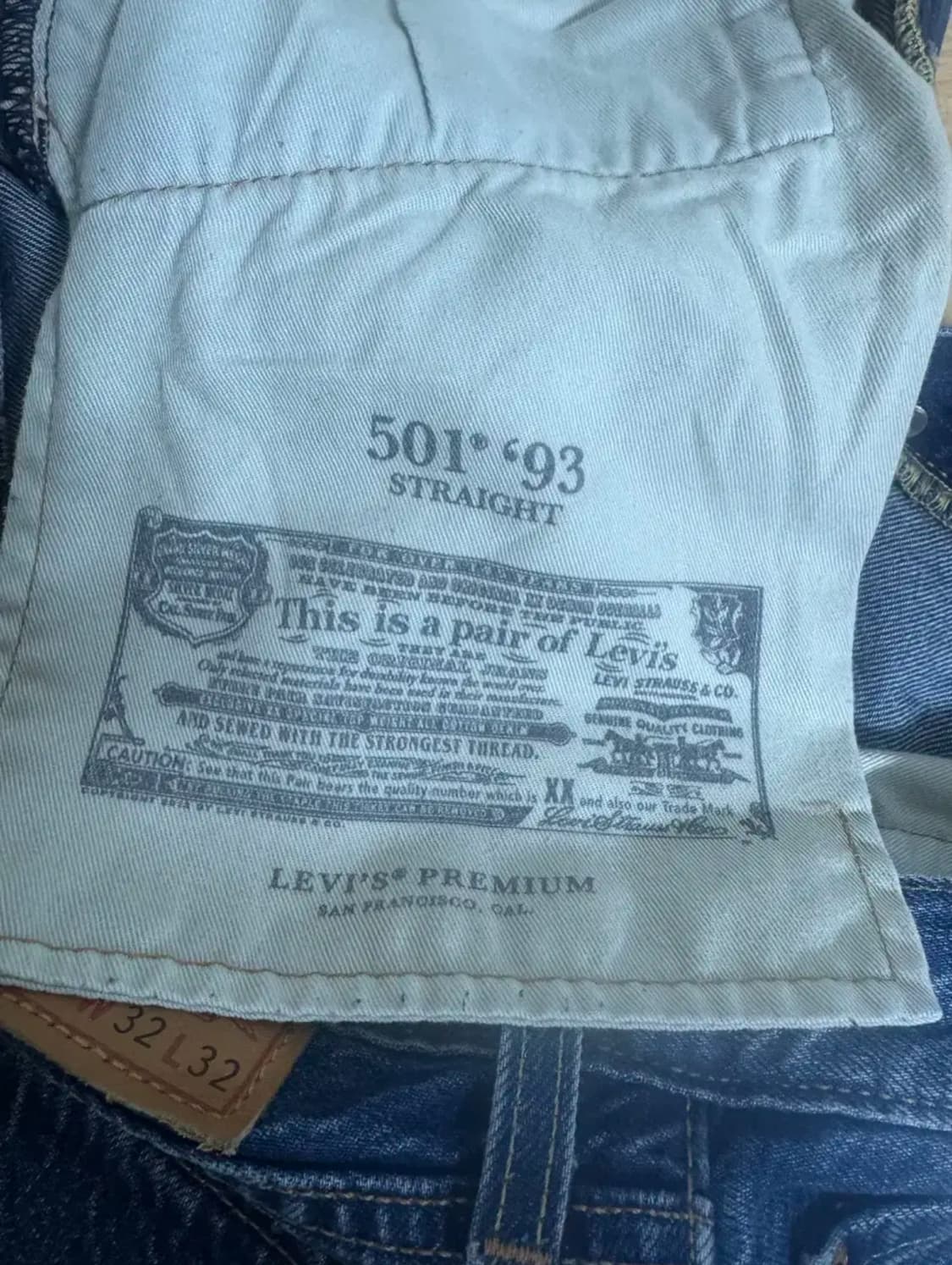 리바이스 Levi’s 501® ‘93 Straight Premium 상품이미지6