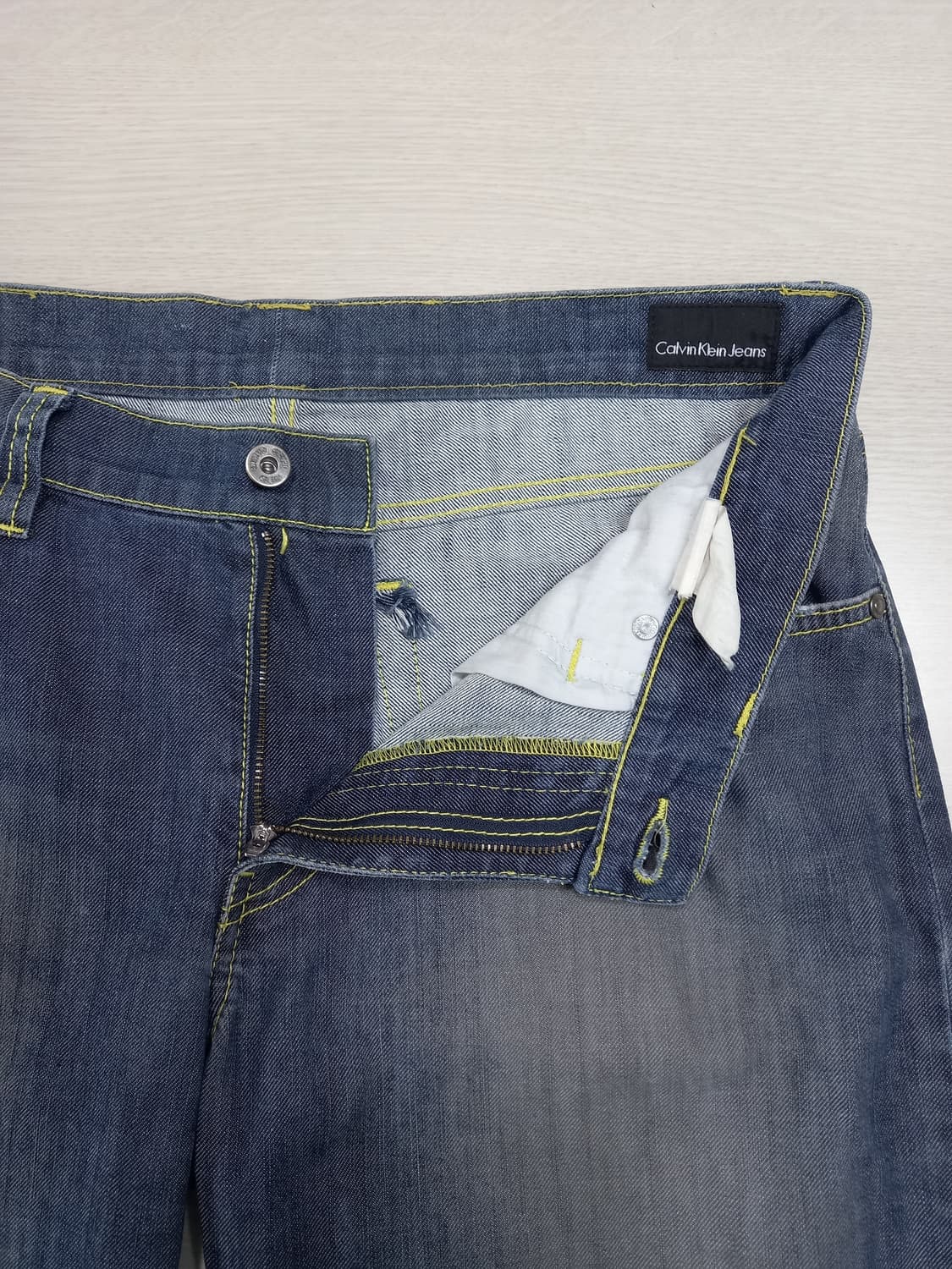 34 CALVIN KLEIN 봄여름용 데미지워싱 스판 일자진 34-596 상품이미지7