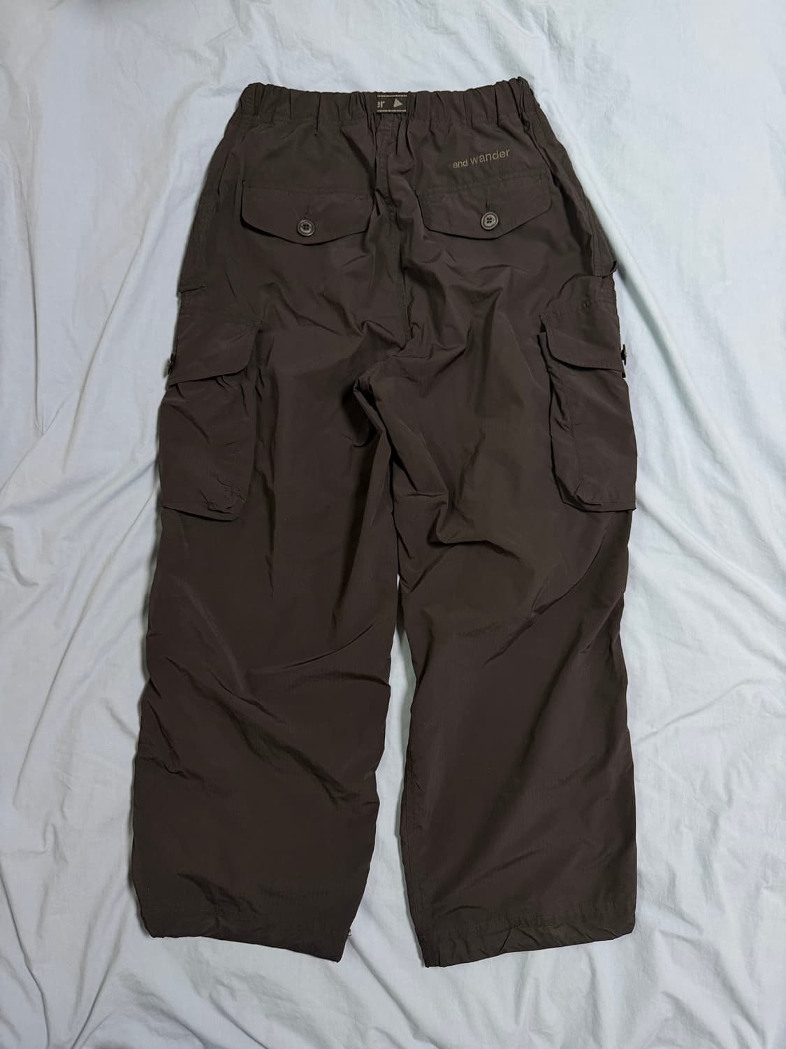 앤드원더 오버사이즈드 카고 팬츠 블랙 상품이미지4