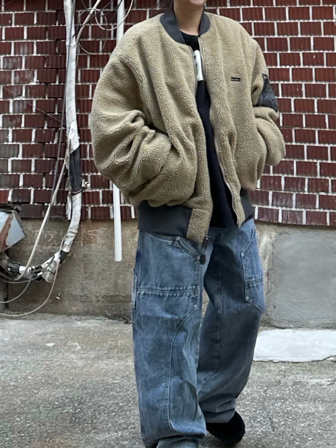 디스이즈네버댓 x 알파인더스트리 리버 항공점퍼 베이트 반팔 카펜터 팬츠 상품이미지7