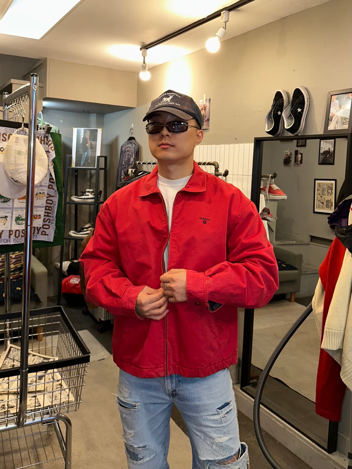 Gant swing lining check pattern jacket  상품이미지1