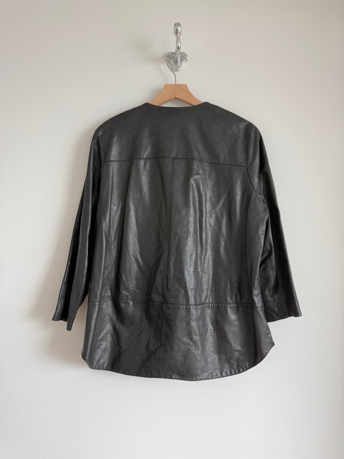 Pre owned 이태리 레더 램스킨 자켓 상품이미지5