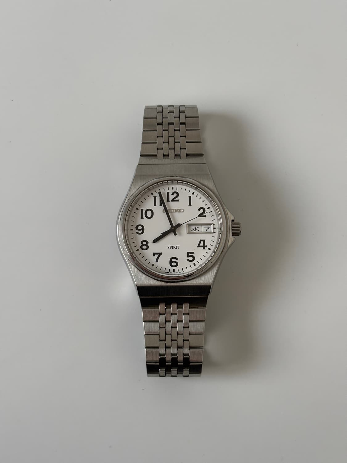 1990s Spirit Arabic Index Silver Quartz  상품이미지1