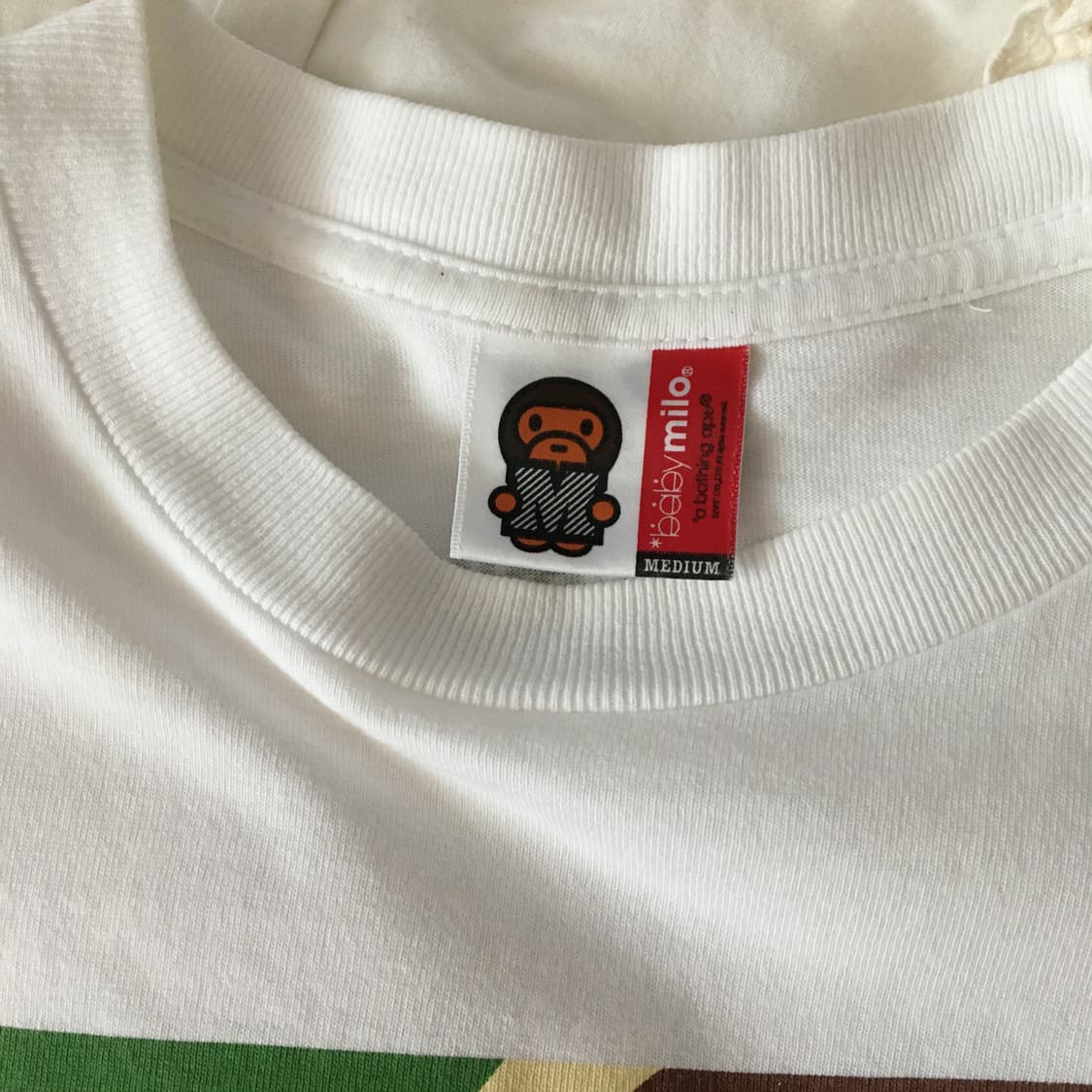 베이프 베이비 마일로 반팔 티셔츠 상품이미지3