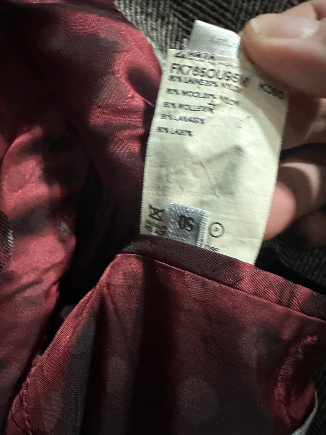 겐조 울 헤링본 3B코트95-100 상품이미지6