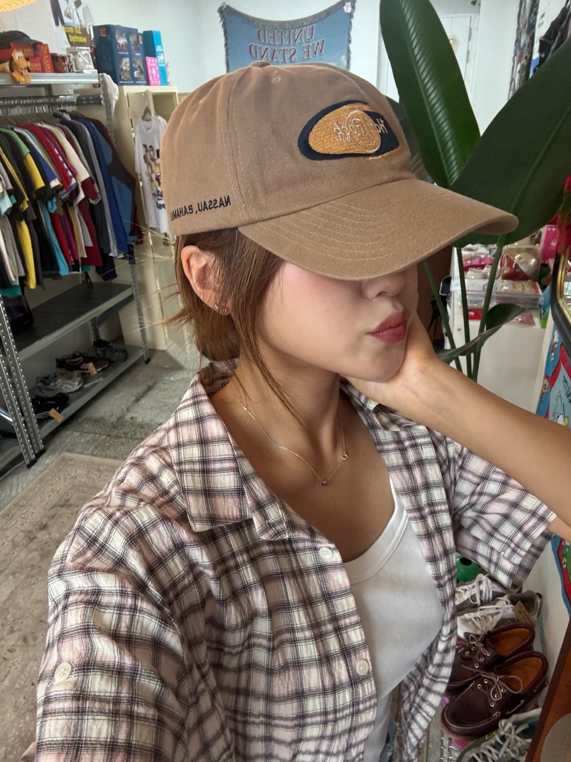 하드락 카페 빈티지 볼캡 상품이미지2