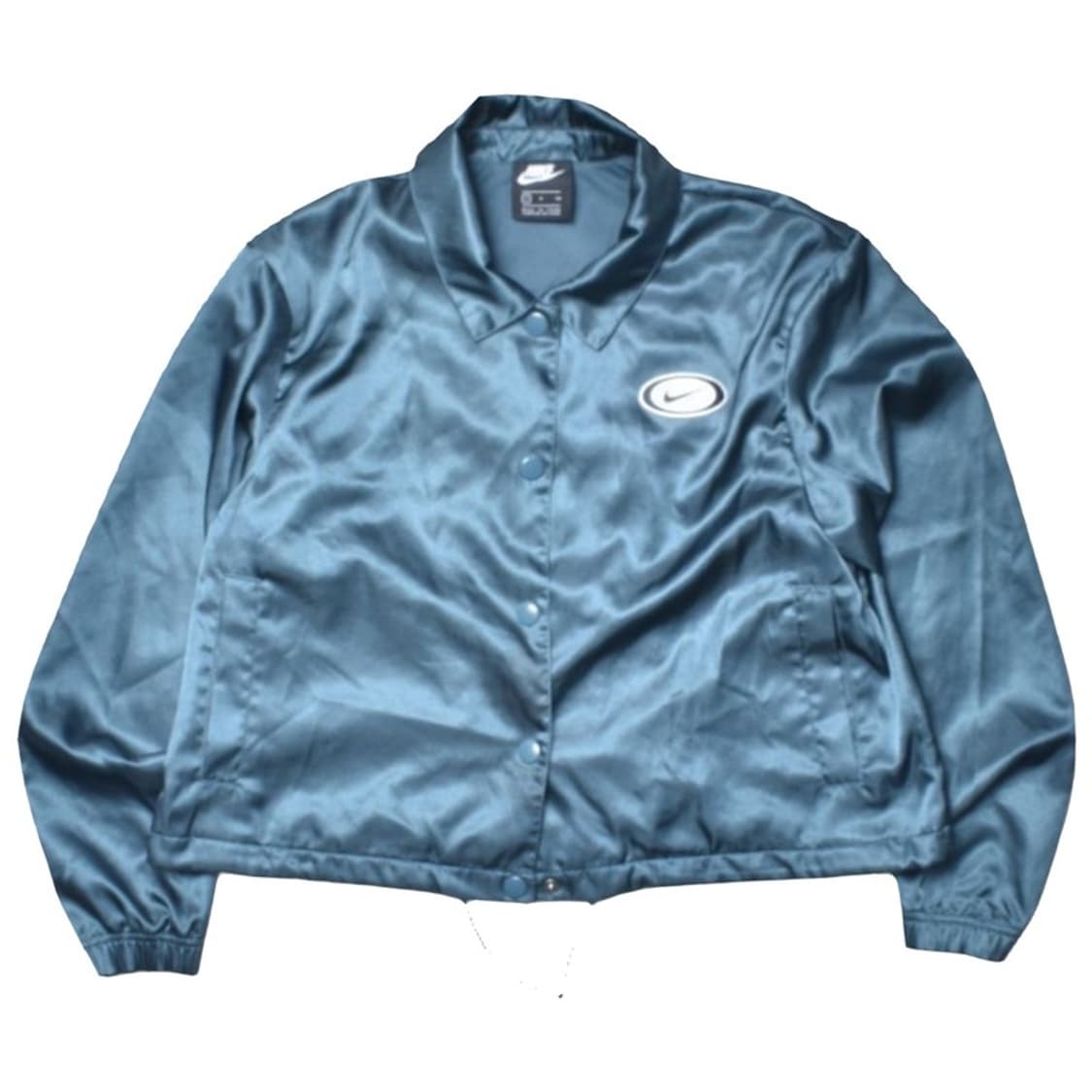 나이키 새틴 크롭 코치 자켓  상품이미지1