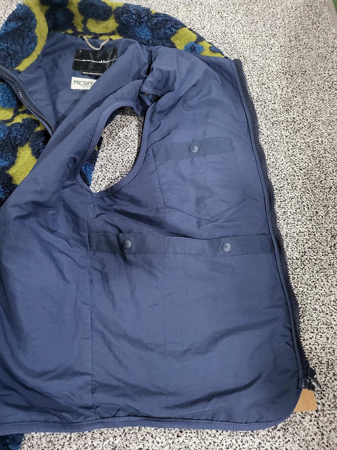 이태리 메리놀린 원단 조끼 상품이미지5