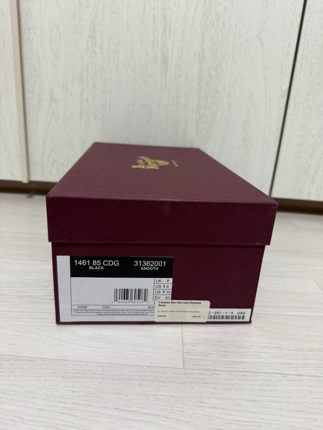 [42] 꼼데가르송 옴므 듀스/ X 닥터마틴 1461 상품이미지7