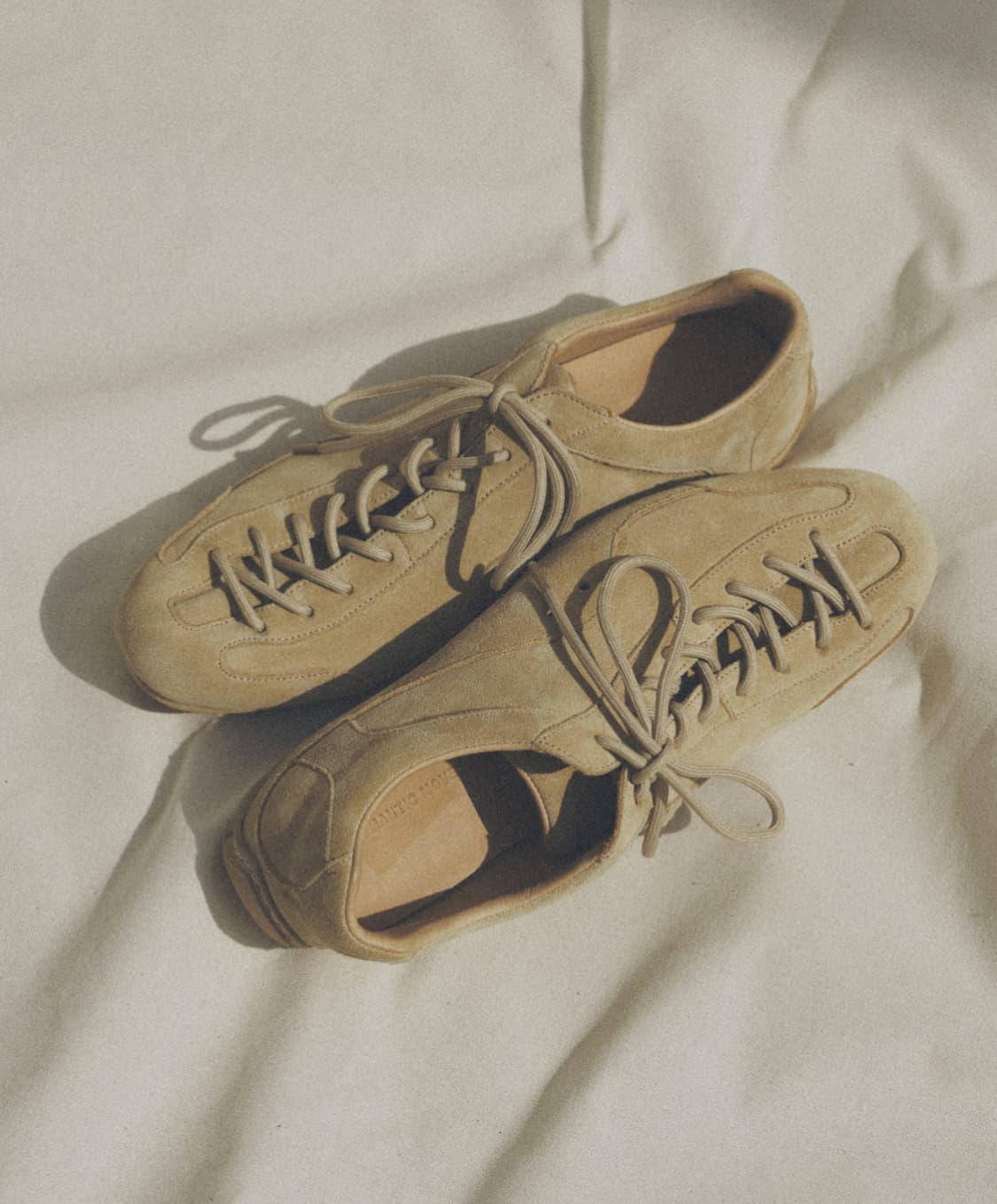 새상품(280)로맨틱무브 보울러 스니커즈 샌드베이지 스웨이드 상품이미지2