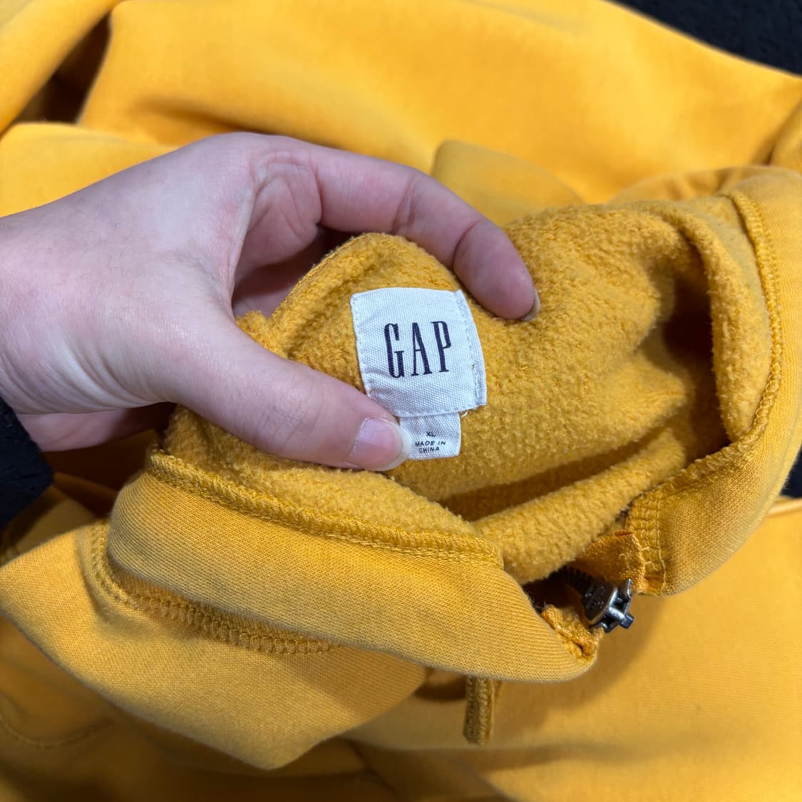 XL GAP 갭 머스타드 후드집업 상품이미지4