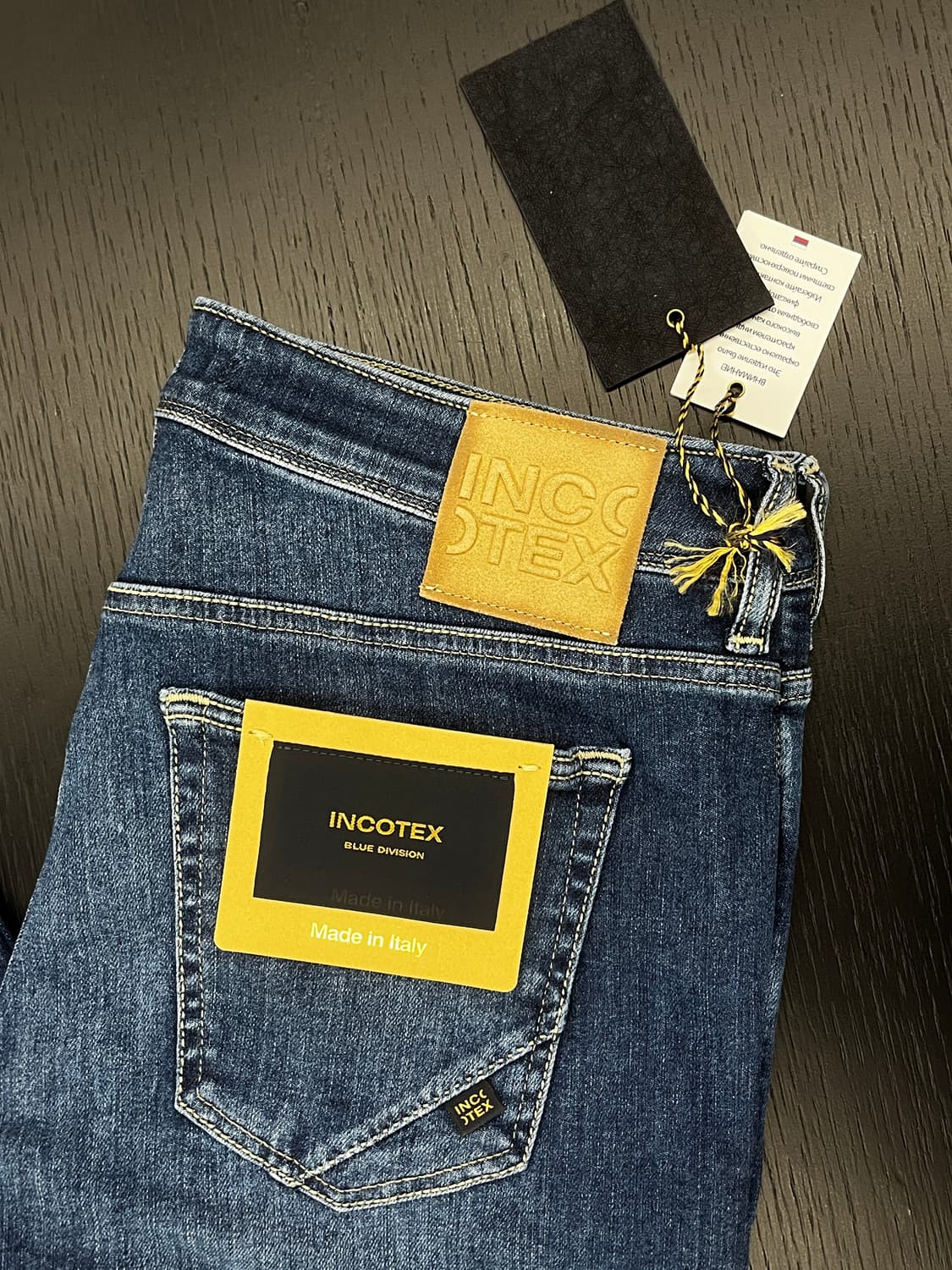 인코텍스 블루디비전 데님 진 33 미드블루 (새상품) 상품이미지2