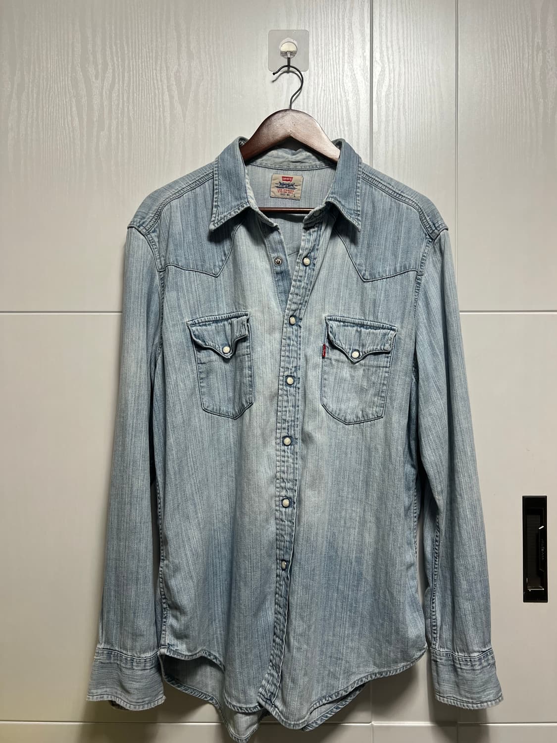 리바이스 데님 웨스턴 셔츠 L 상품이미지1