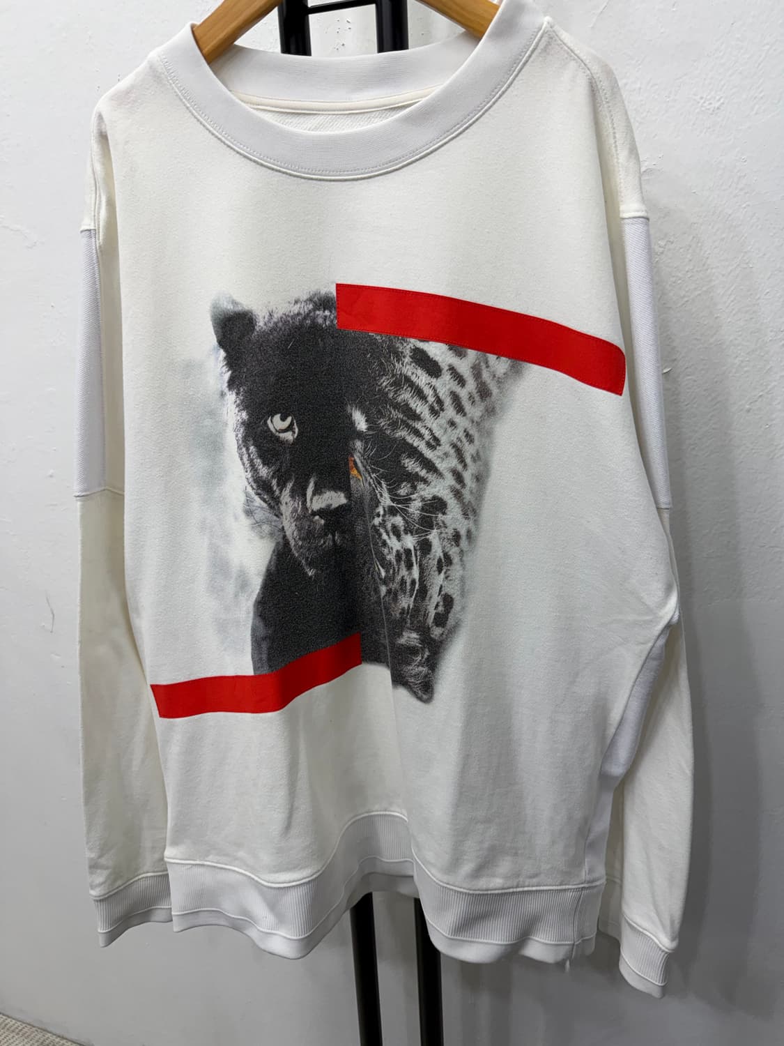 정품) 시스템옴므 한섬 20ss 오버핏 프린팅 맨투맨 100 상품이미지3