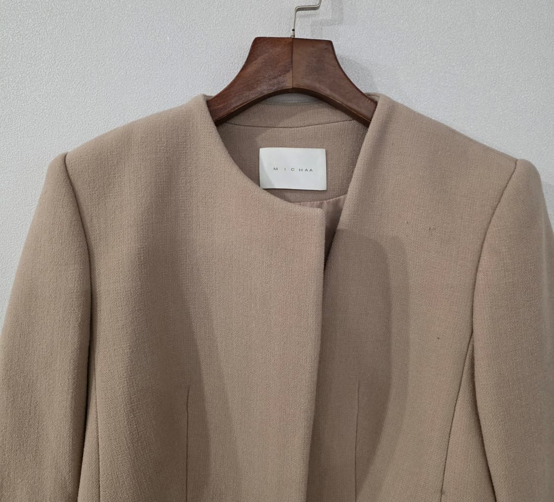 미샤 노카라 자켓 베이지 55 상품이미지3