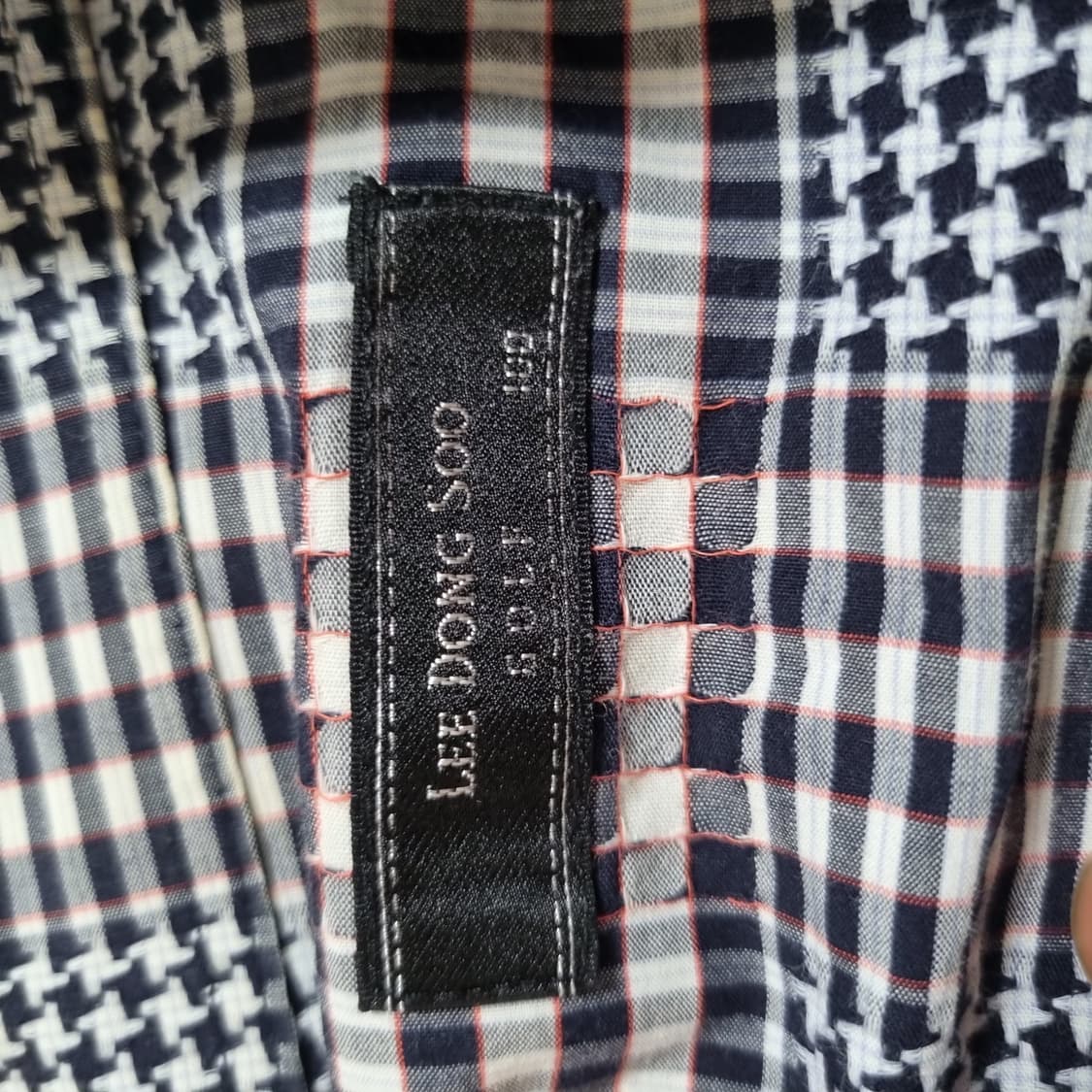 이동수골프 남성 체크 셔츠 100사이즈 상품이미지4