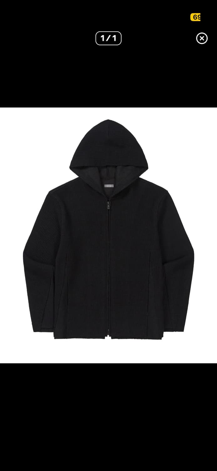 L엑슬림 xlim ep9 01 후드집업 블랙 상품이미지1