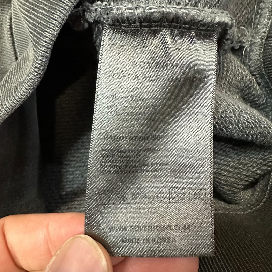 소버먼트 피그먼트 후드티 상품이미지5