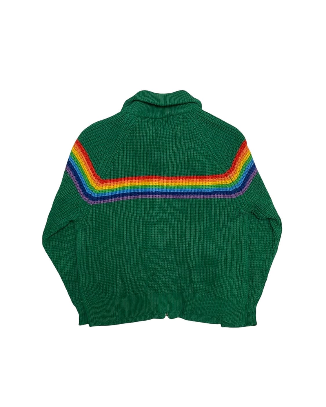 Thir wave rainbow knit zip up 상품이미지5