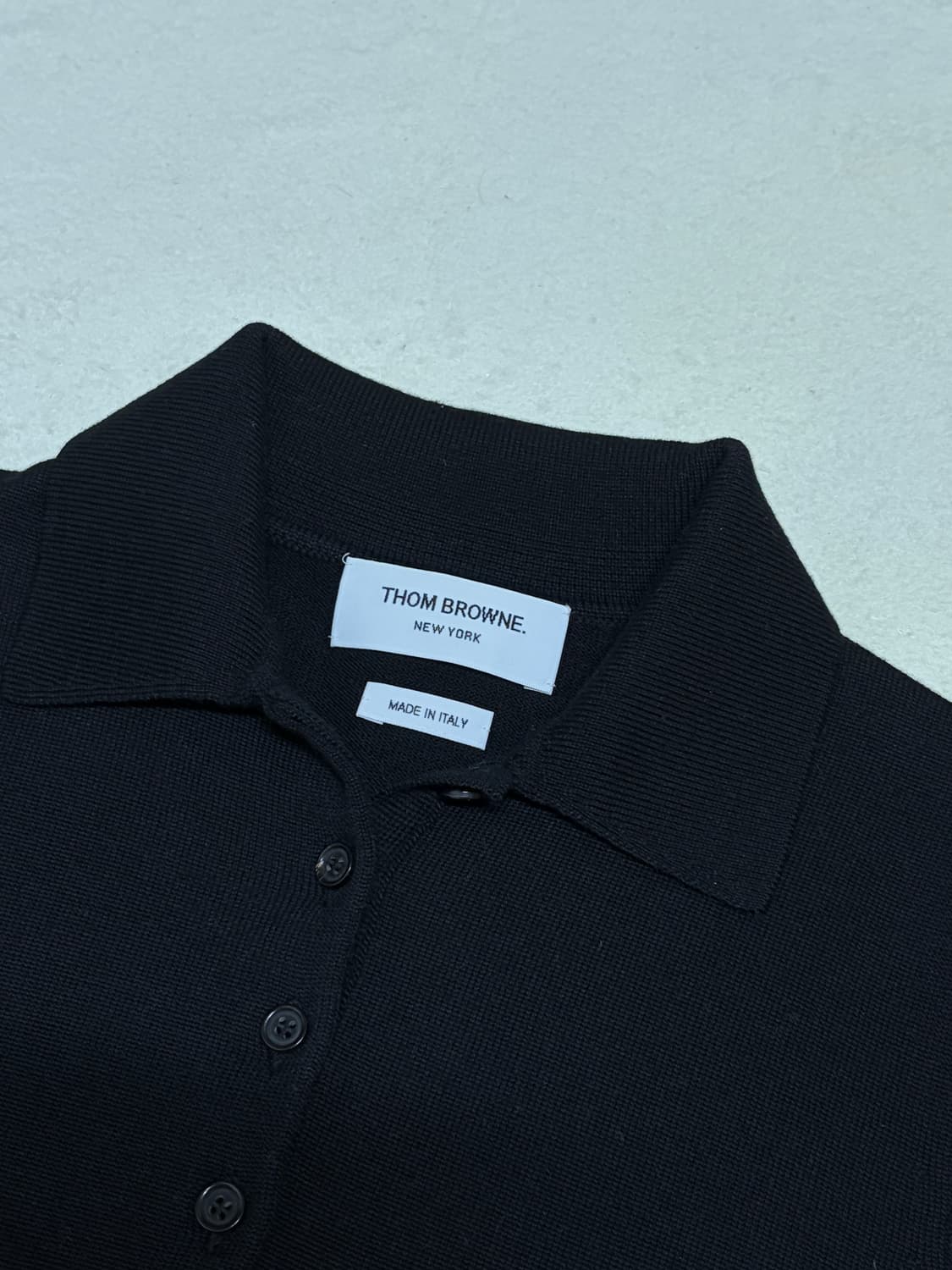 (새거급,매장판) 톰브라운 미세스톰 여성 메리노울 니트 반팔 38 상품이미지2