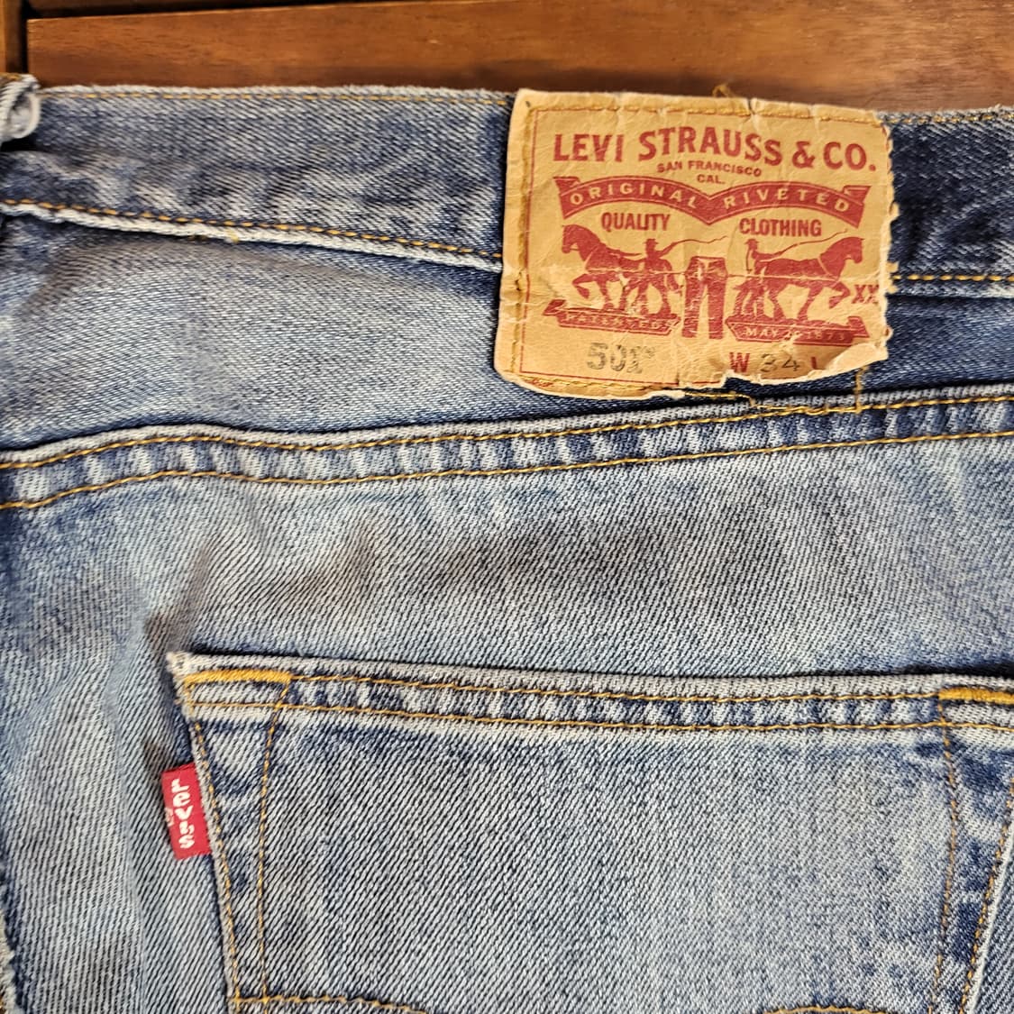 리바이스 청바지 501 (34) 상품이미지7