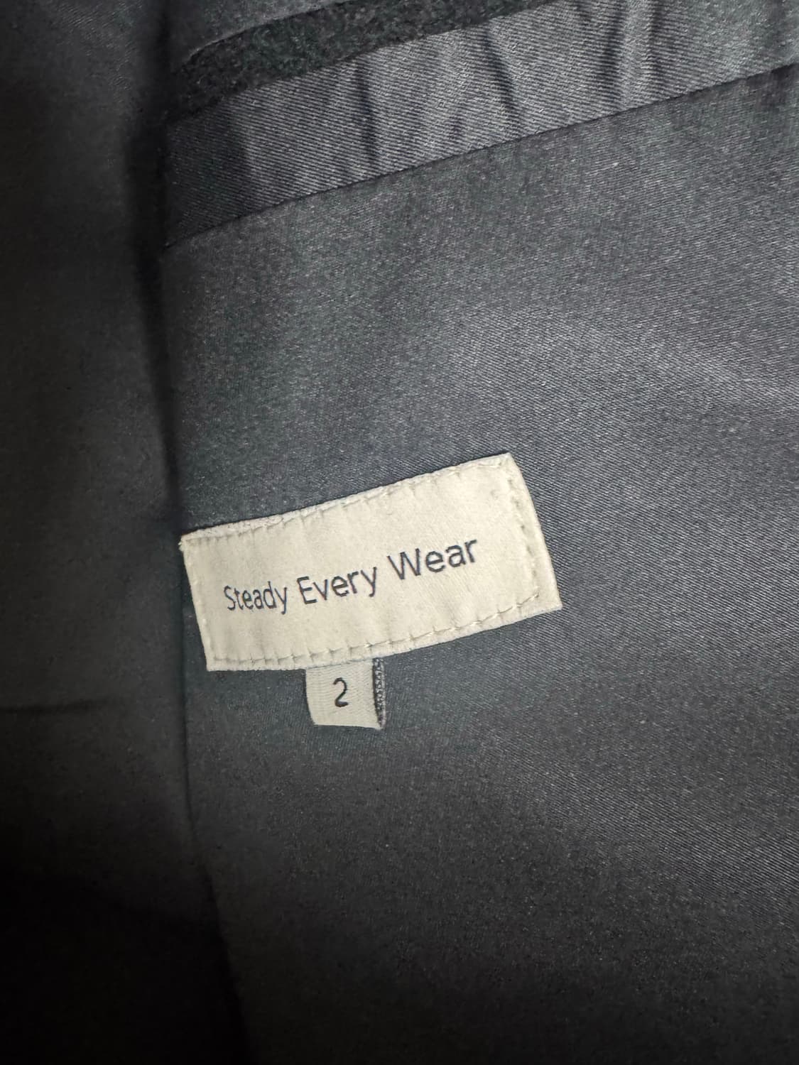 스테디에브리웨어 코트 네이비 2 상품이미지2