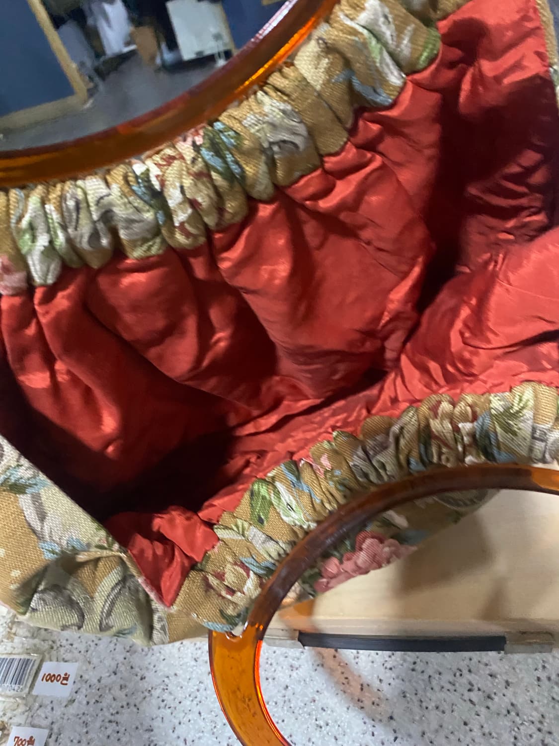 빈티지 패브릭 토드백 상품이미지6