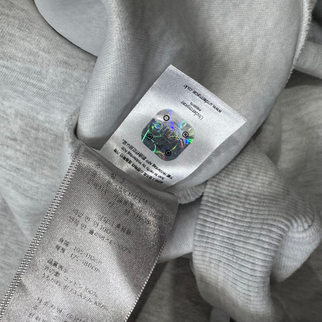 언더마이카 그레이 후드 상품이미지6