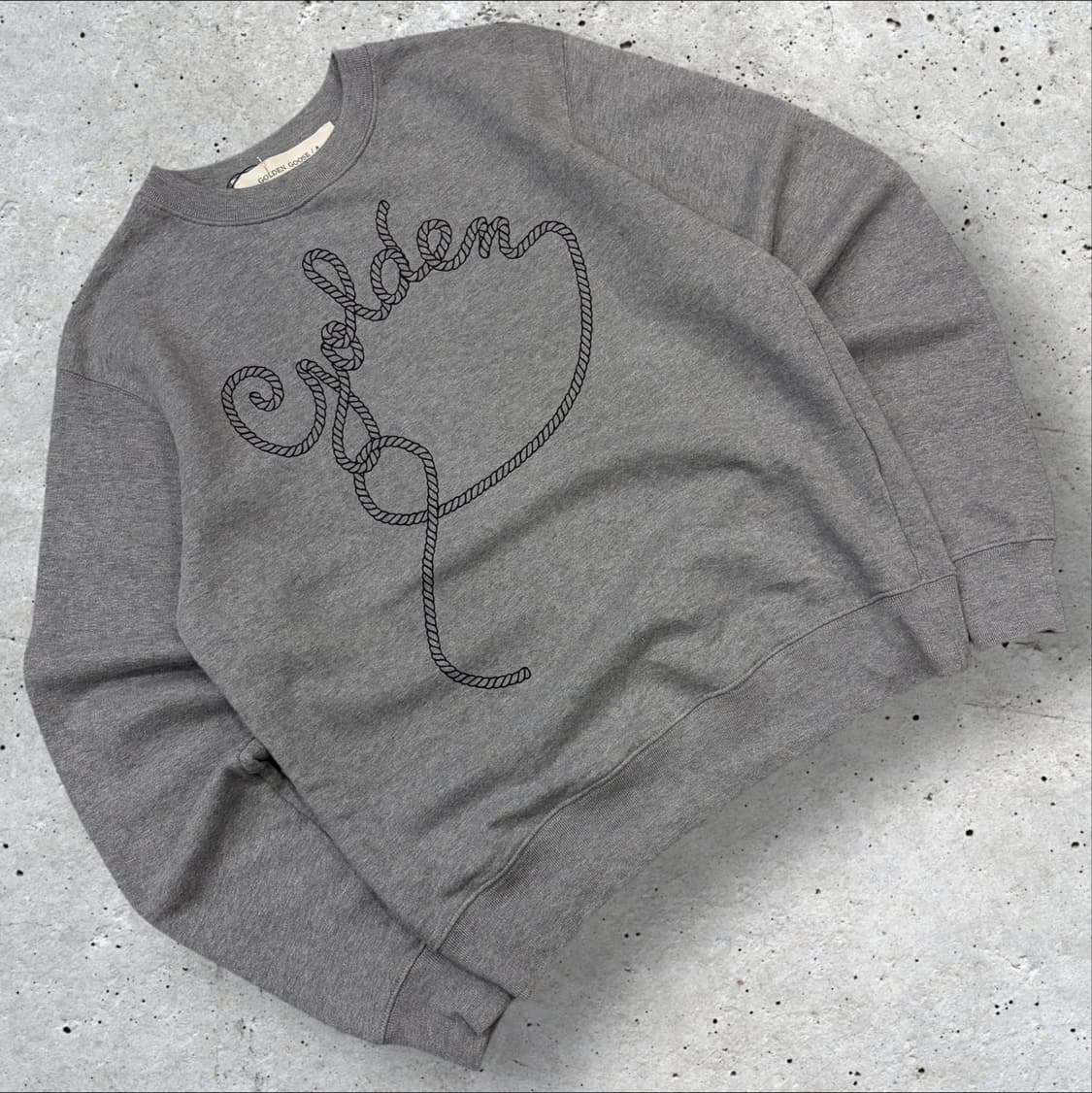 [S] 골든구스 회색 맨투맨 티셔츠 B405 상품이미지1