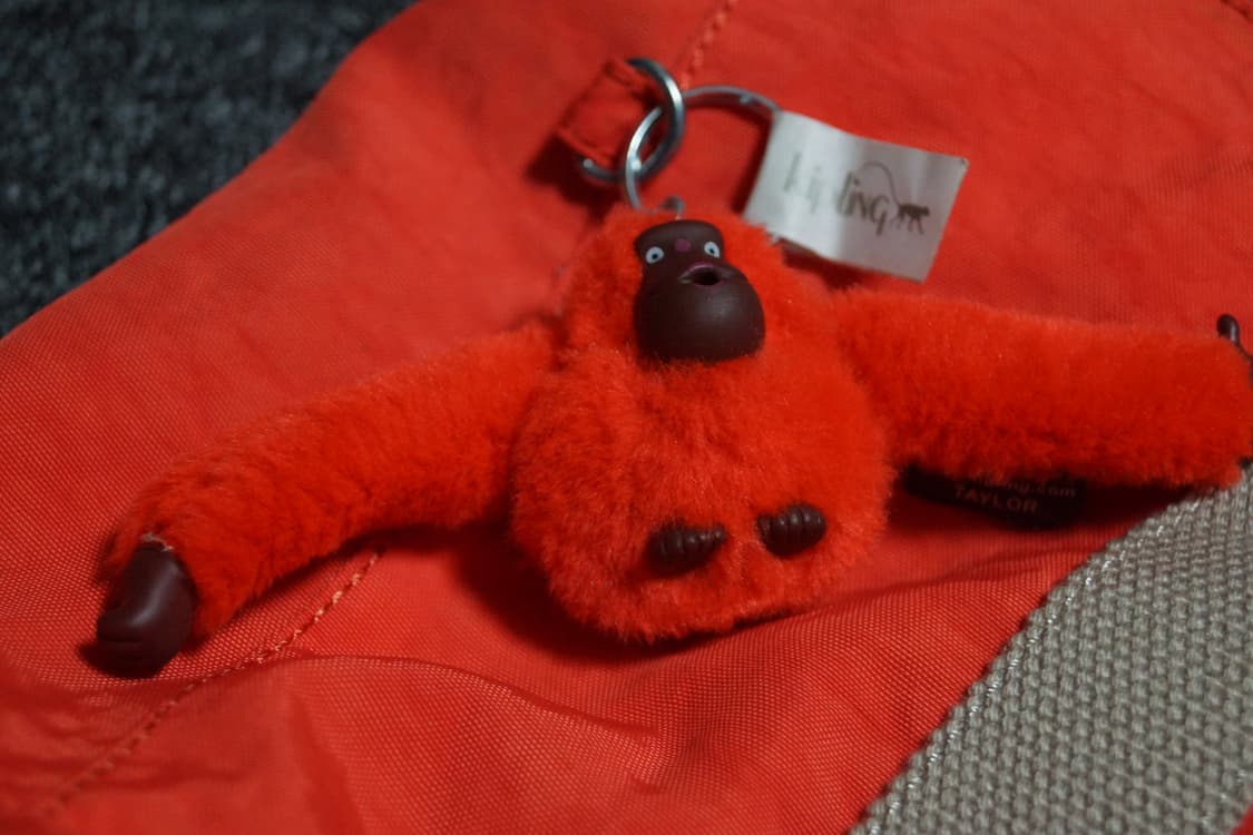 (OS) 키플링 워싱 가공 크로스 숄더 백 오렌지  상품이미지3