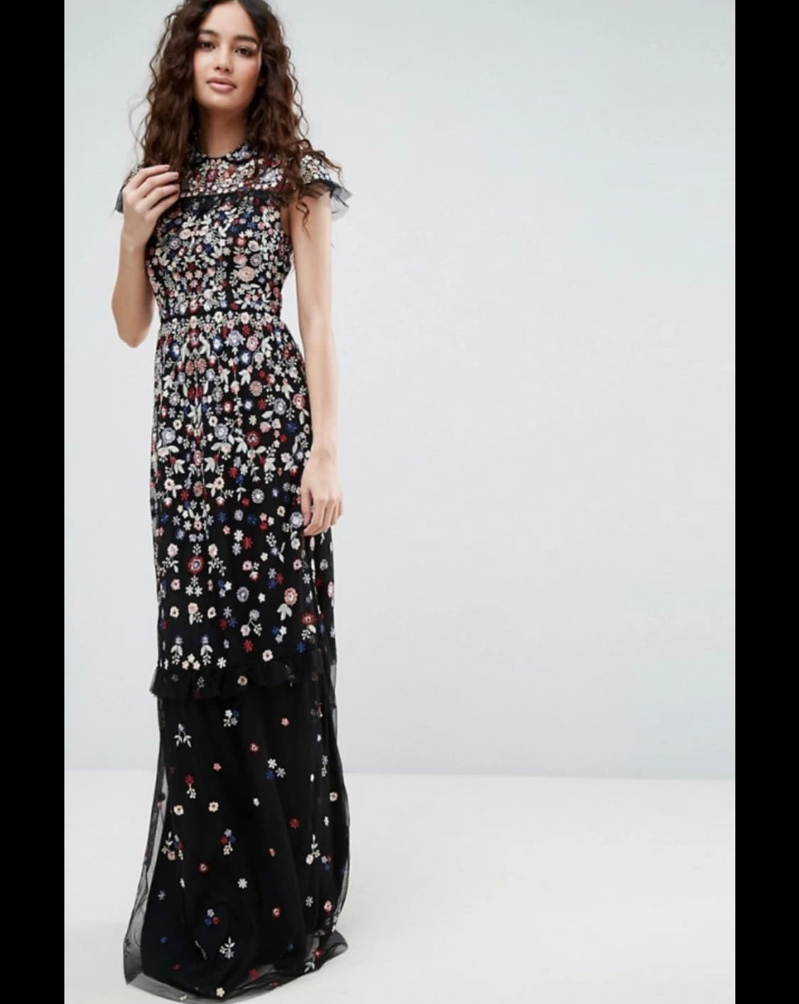 needle&thread니들앤스레드 자수 드레스 상품이미지1